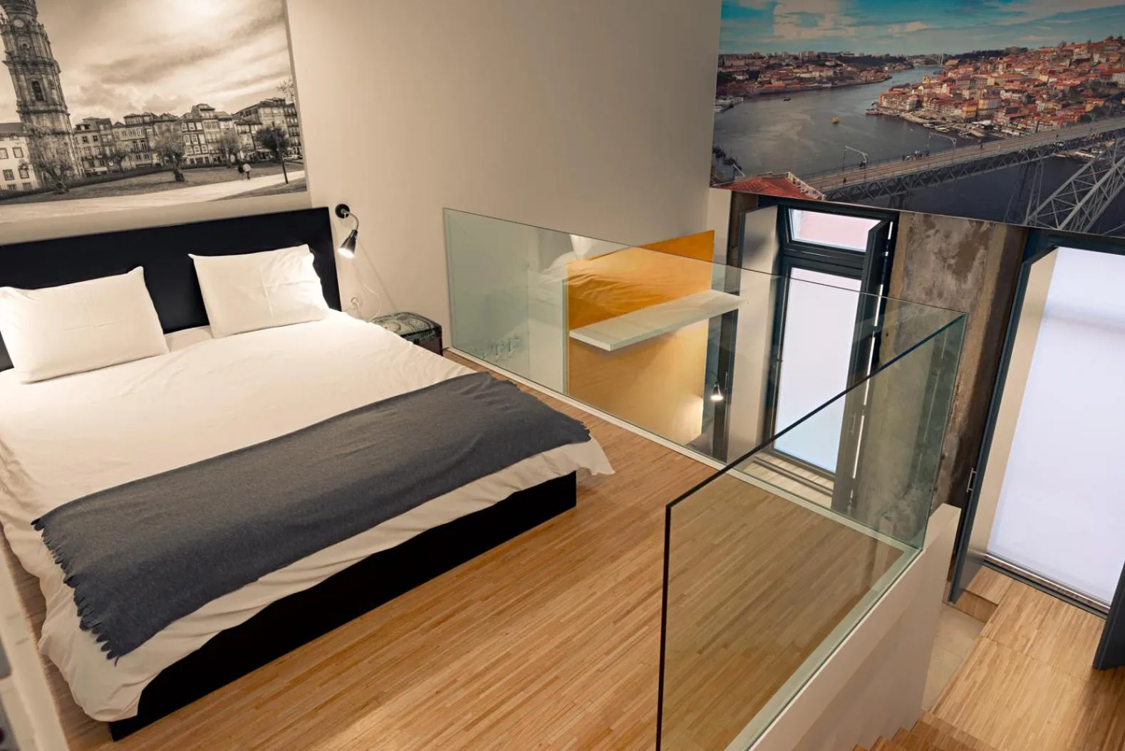 Bed in Cathedral Design Apartments