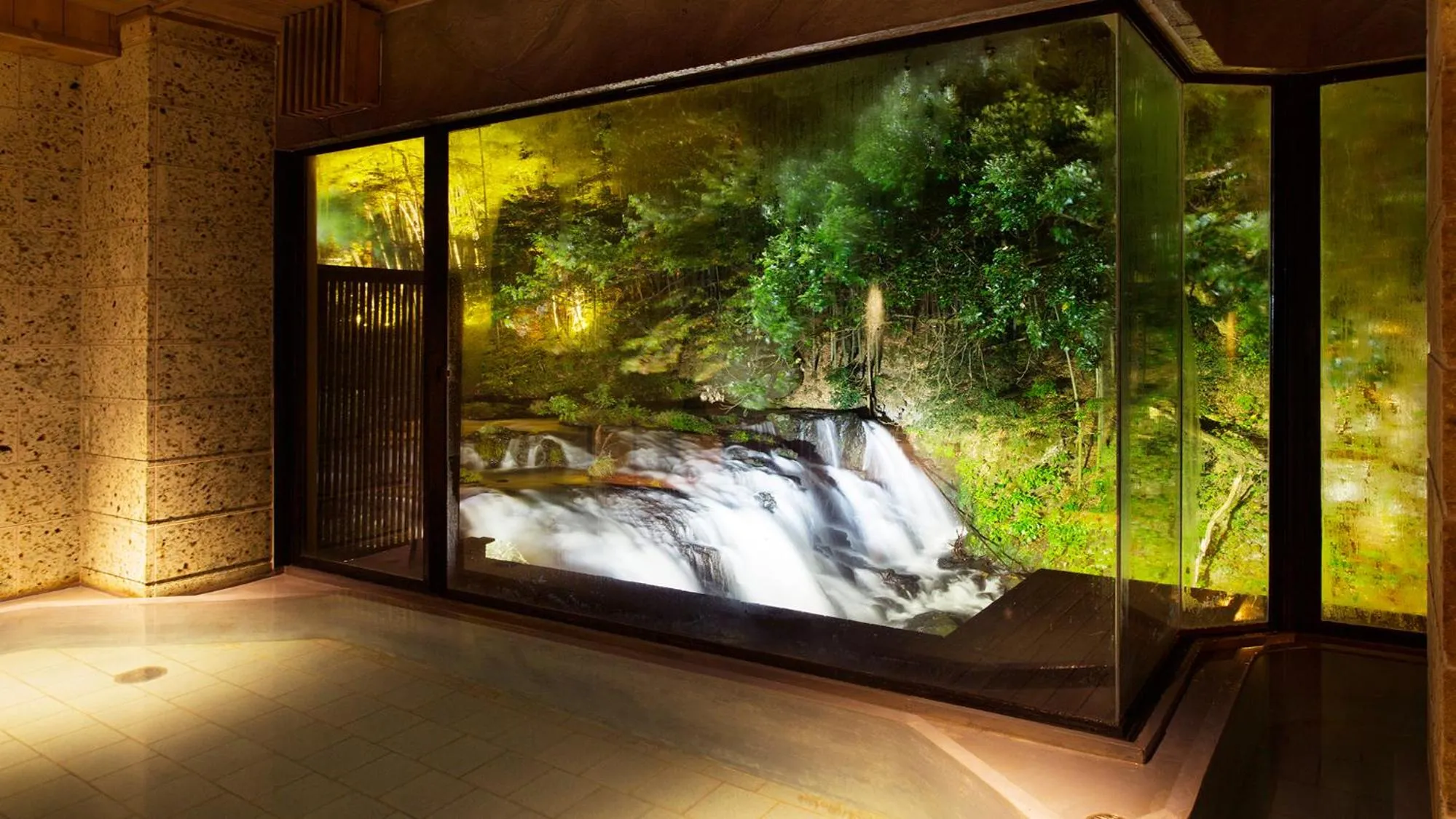 Hot Spring Bath in Aizu Higashiyama Onsen Shosuke no Yado Takinoyu since1880