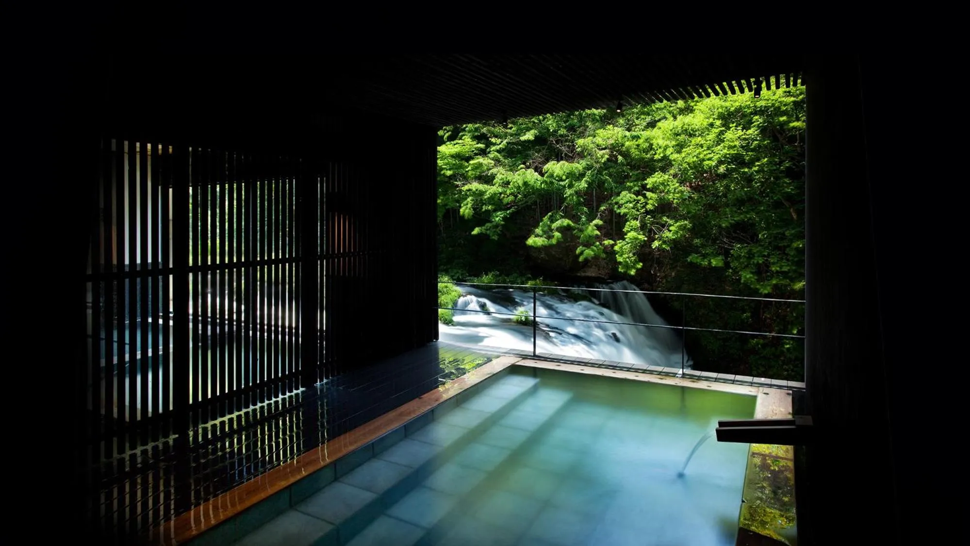 Hot Spring Bath in Aizu Higashiyama Onsen Shosuke no Yado Takinoyu since1880