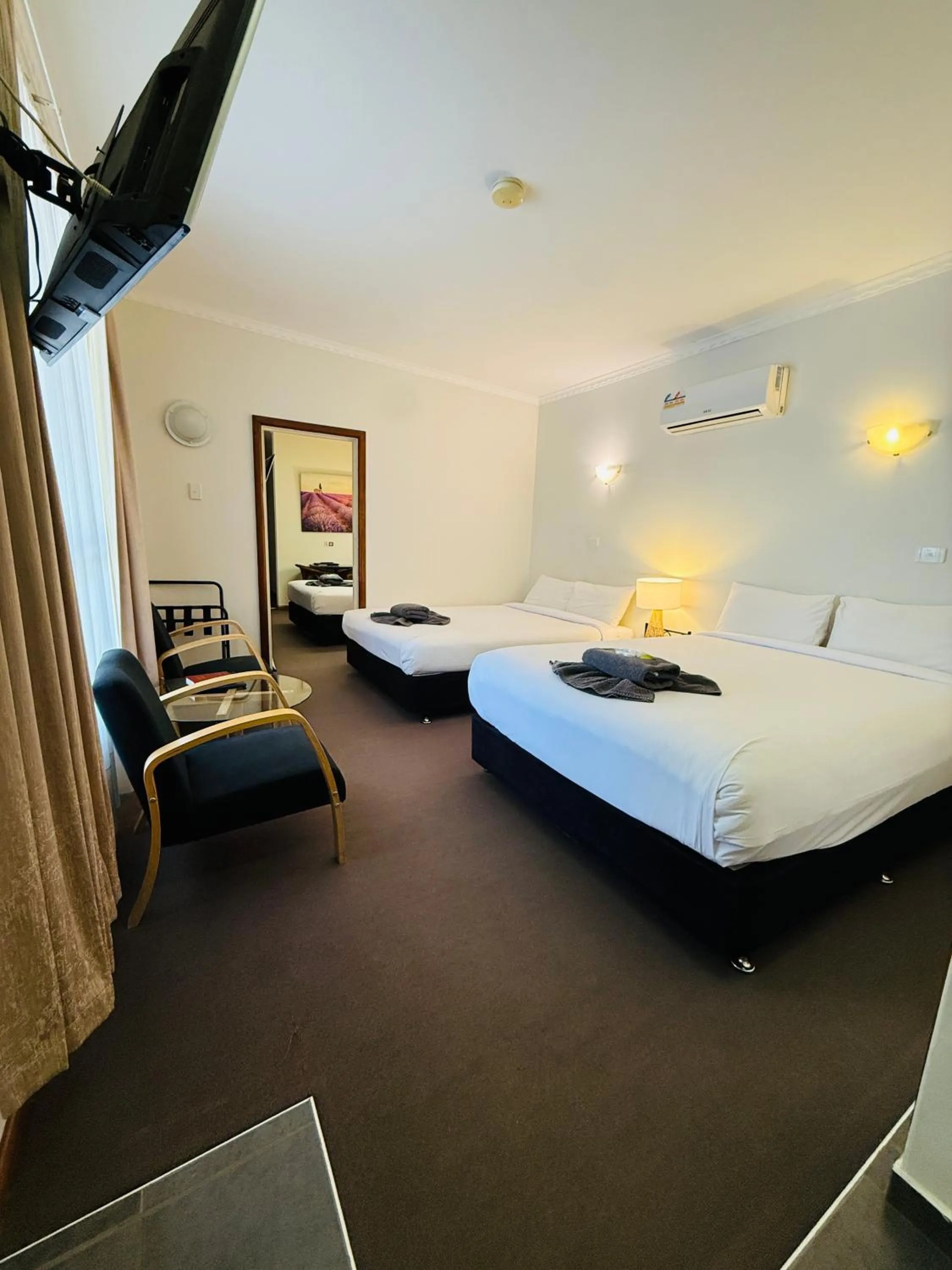 Bed in Motel St Arnaud