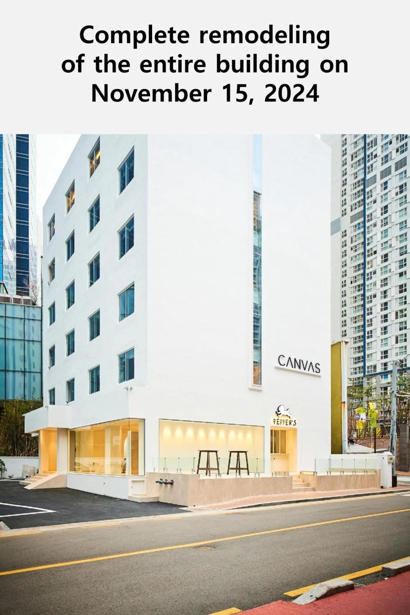 Property building in Canvas Hostel