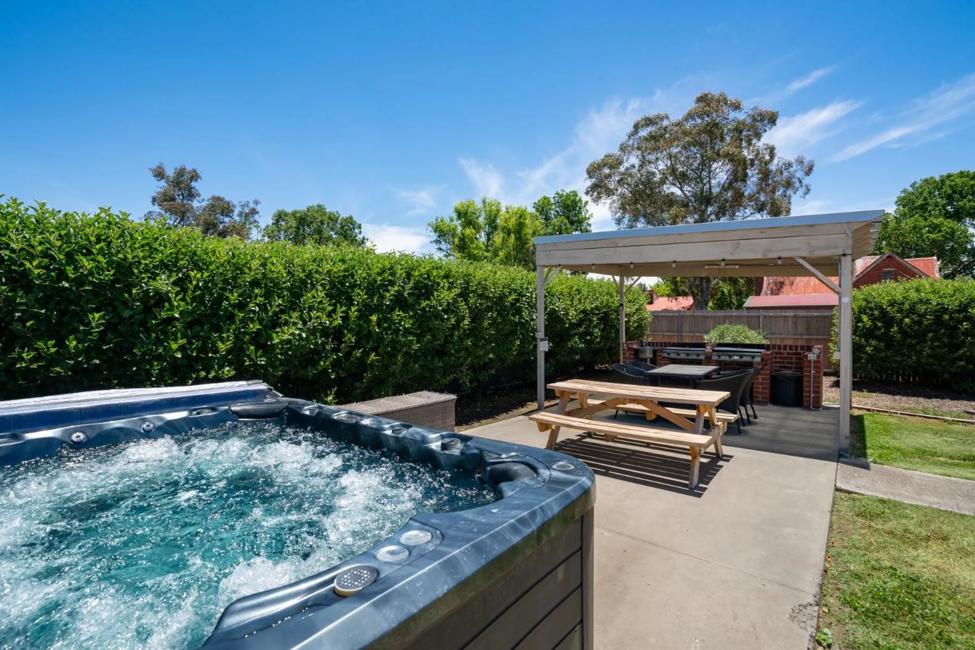 BBQ facilities in The Hallows Accommodation