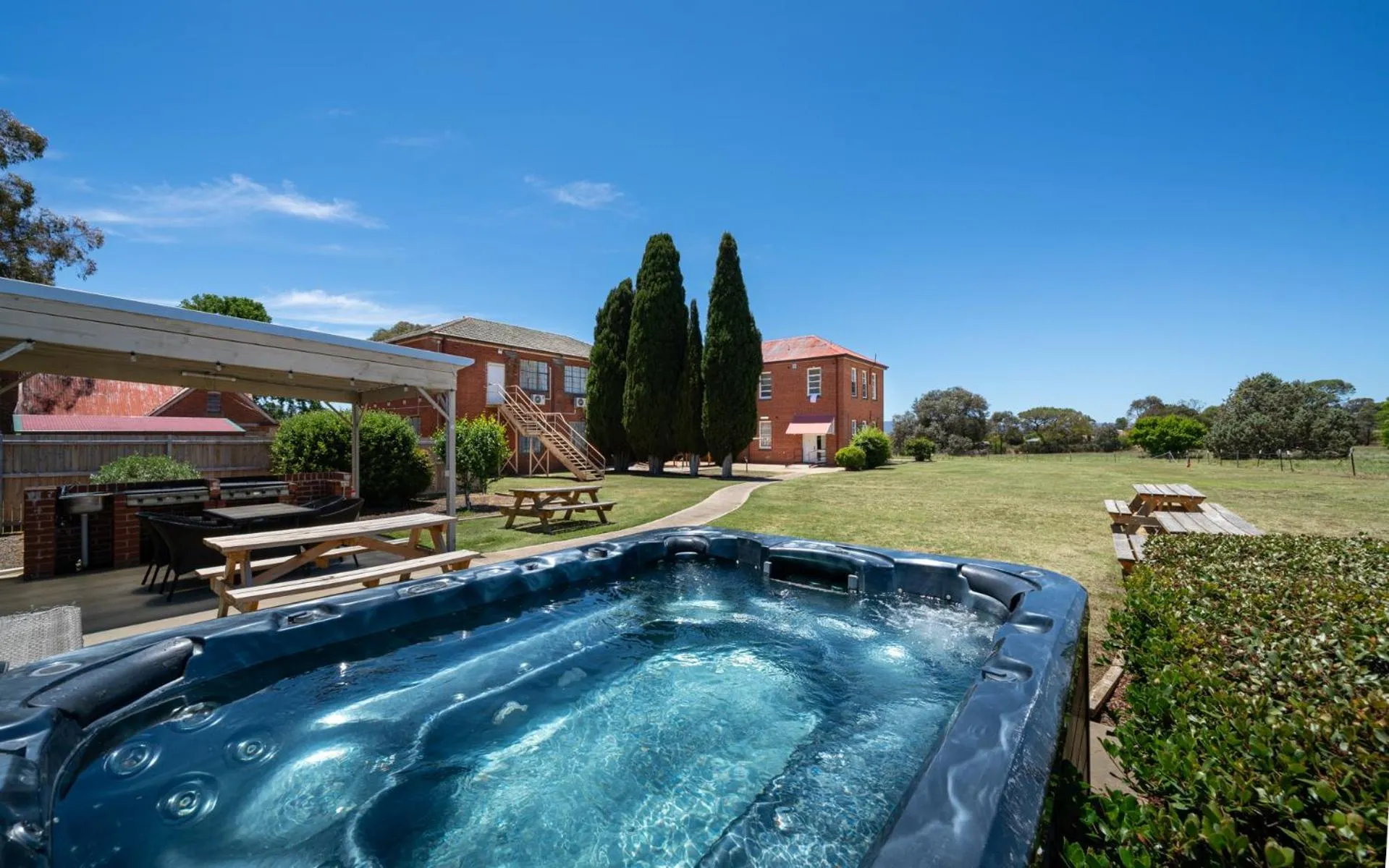 BBQ facilities in The Hallows Accommodation