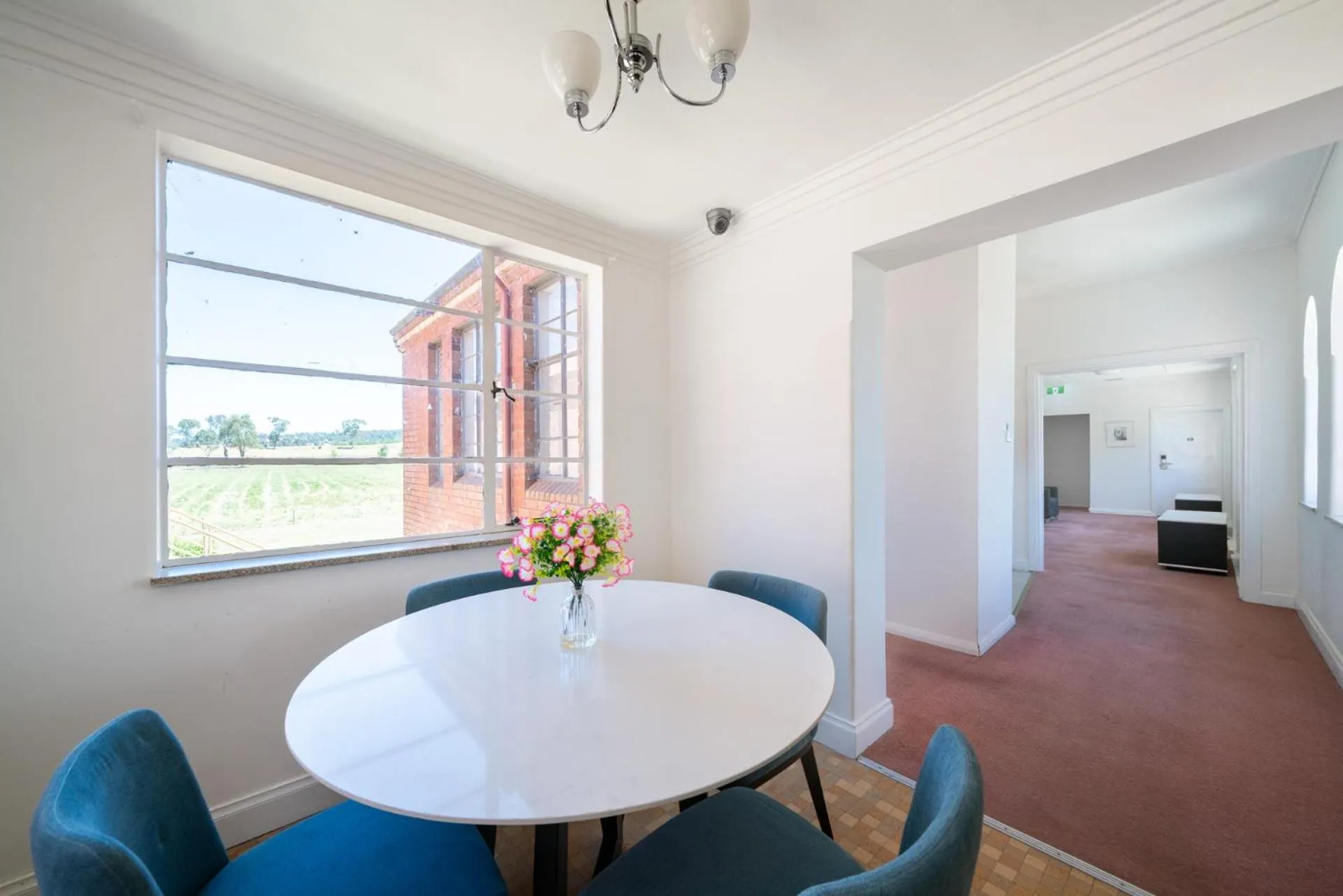 Seating area in The Hallows Accommodation