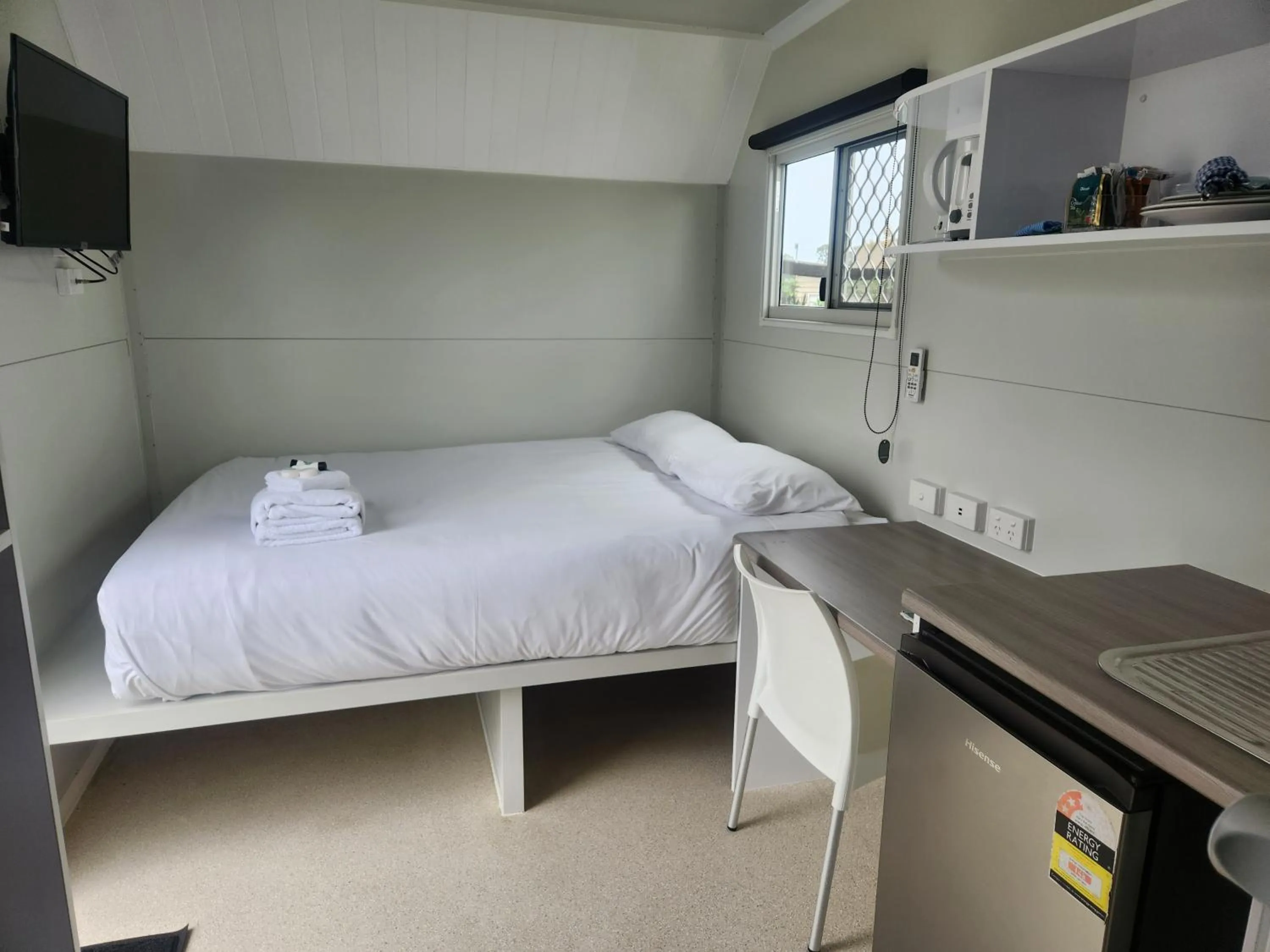 Bed in Ned Kelly's Motel