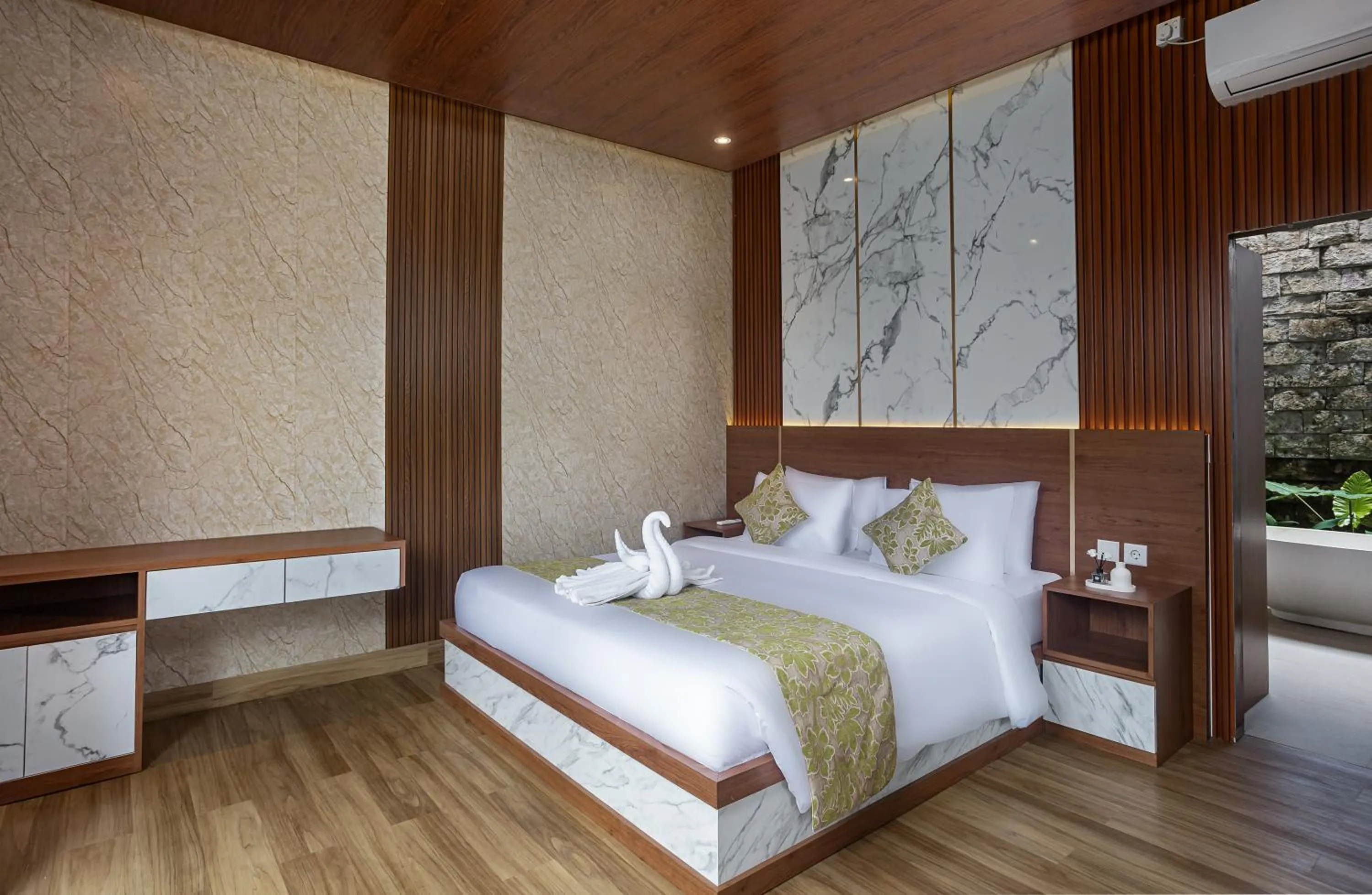 Bedroom, Bed in Ubud Lestari Villa