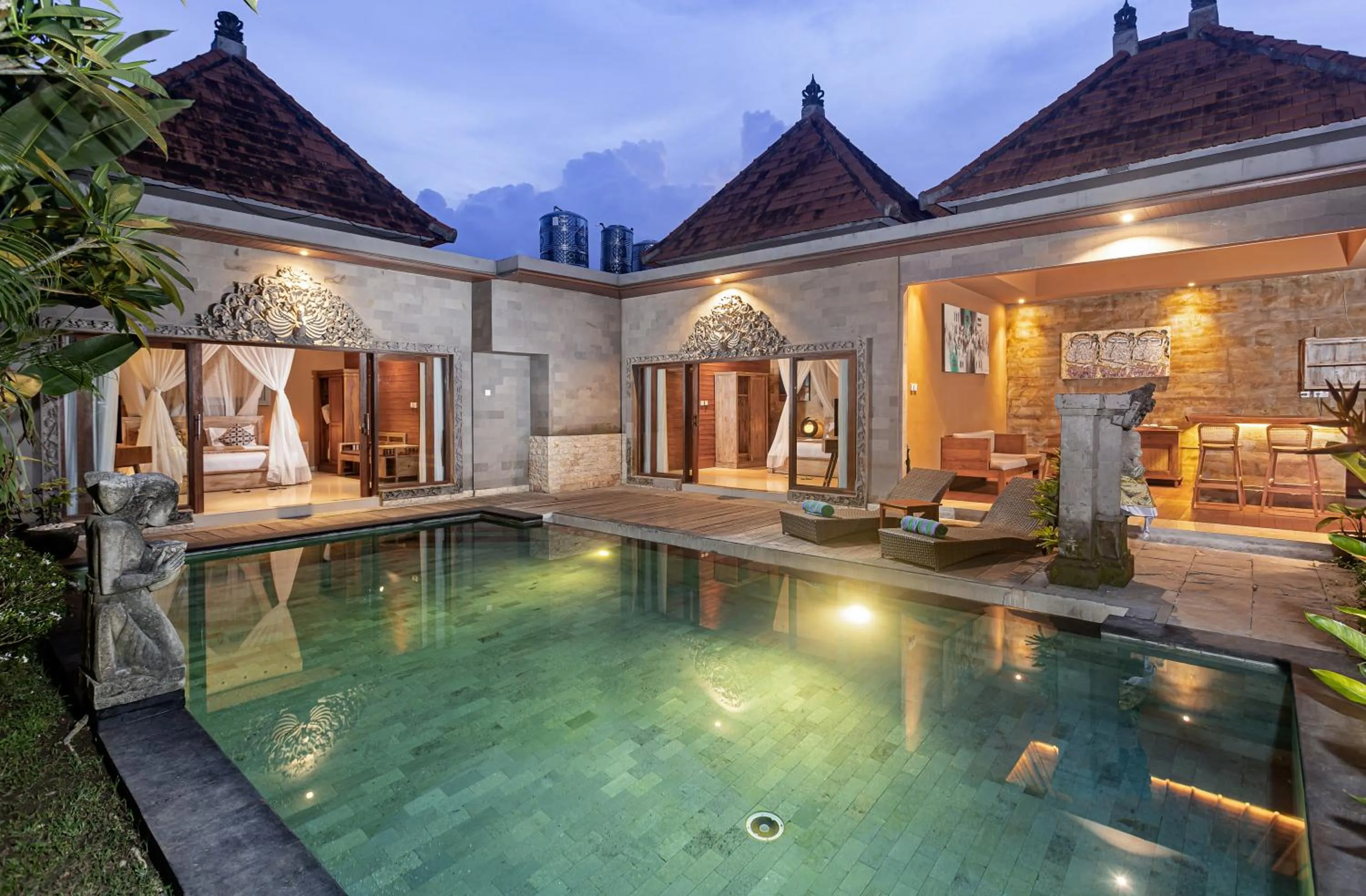 Swimming pool in Ubud Lestari Villa