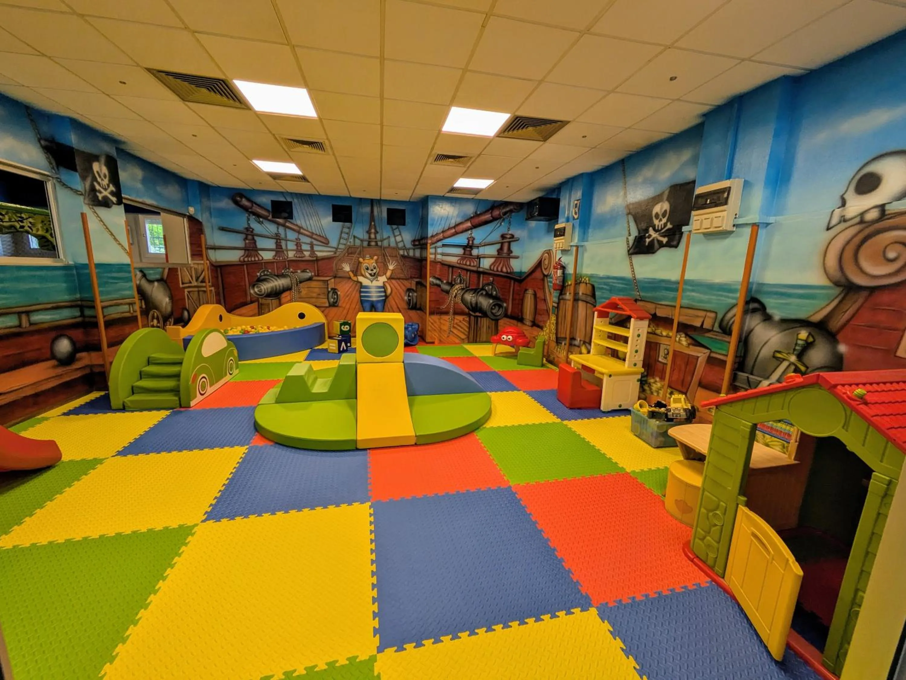 Children play ground in Hotel Krone