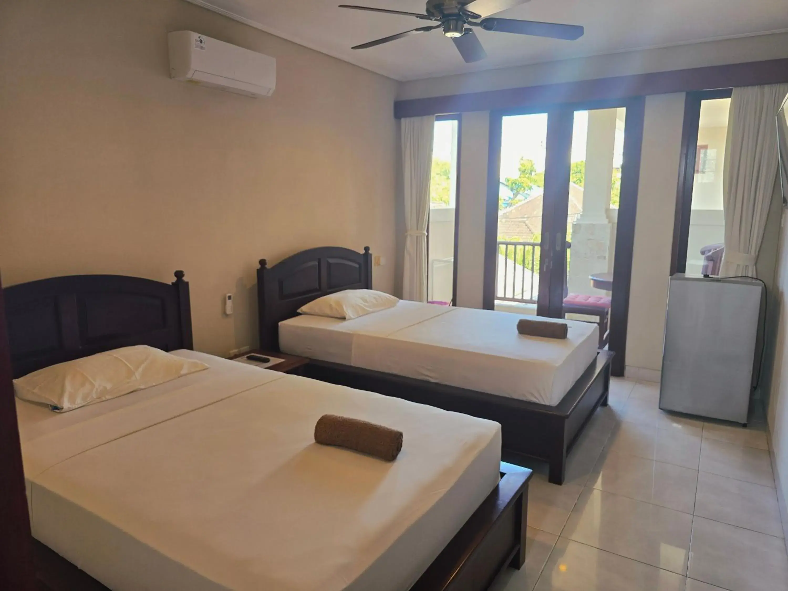 Double or Twin Room with Air-Conditioning in Keke Homestay Sanur Double or Twin Room with Air-Conditioning in Keke Homestay Sanur