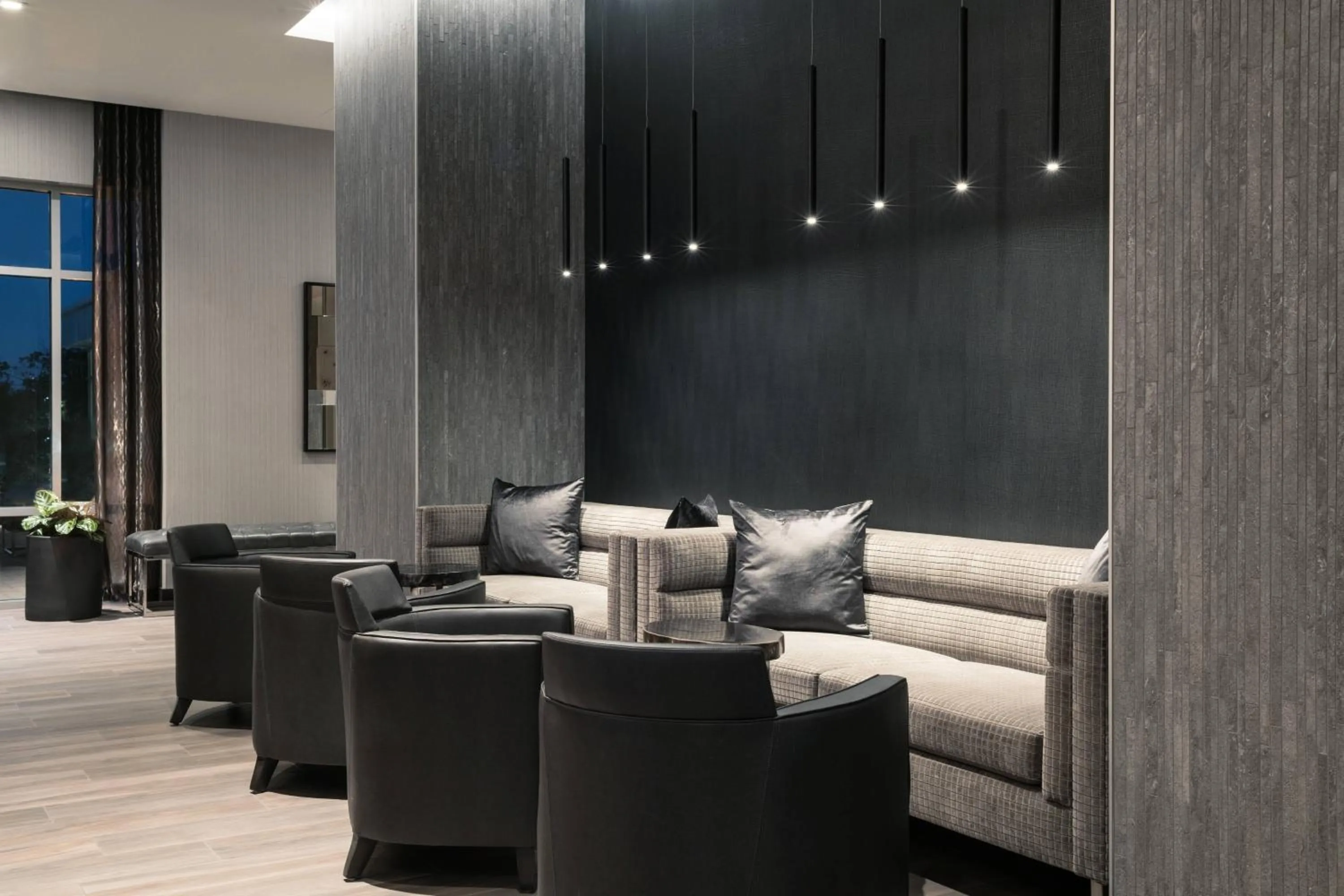 Lounge or bar in AC Hotel by Marriott Boston Cambridge