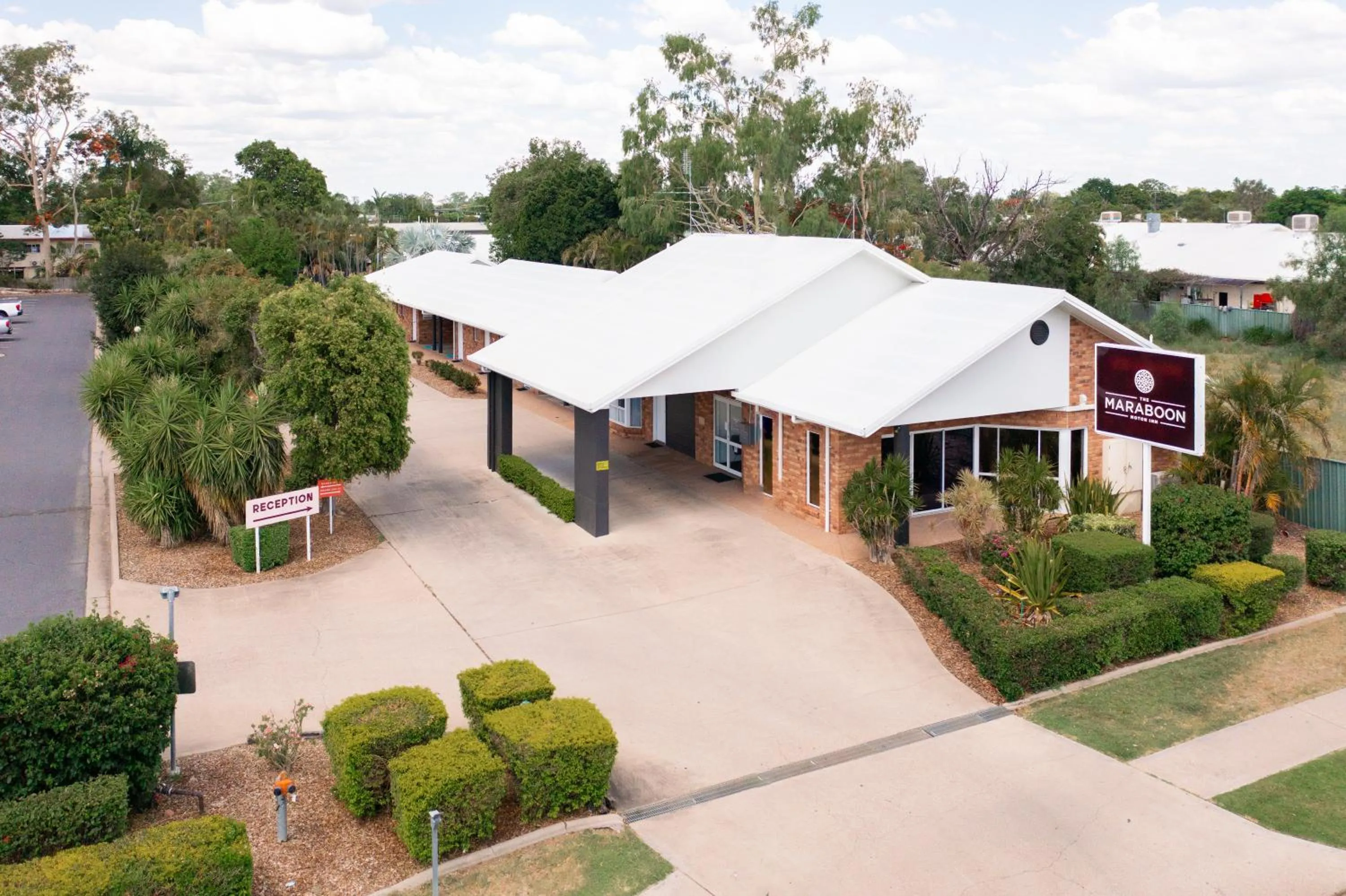 Area and facilities in Maraboon Motor Inn