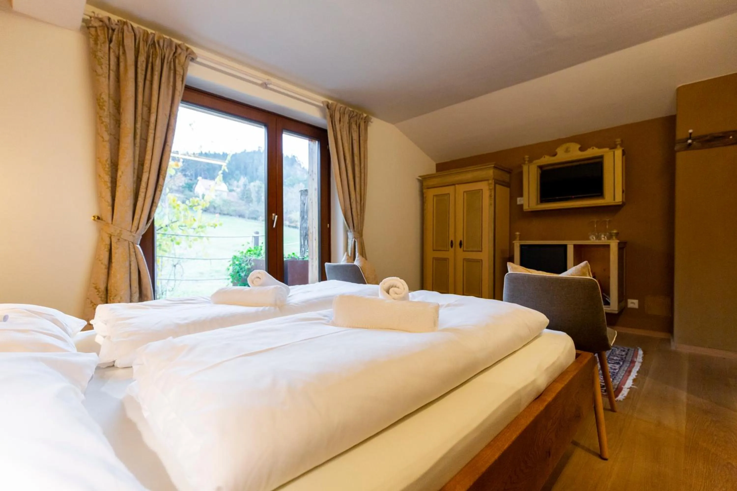 Bed in Bio Weingut Georgium