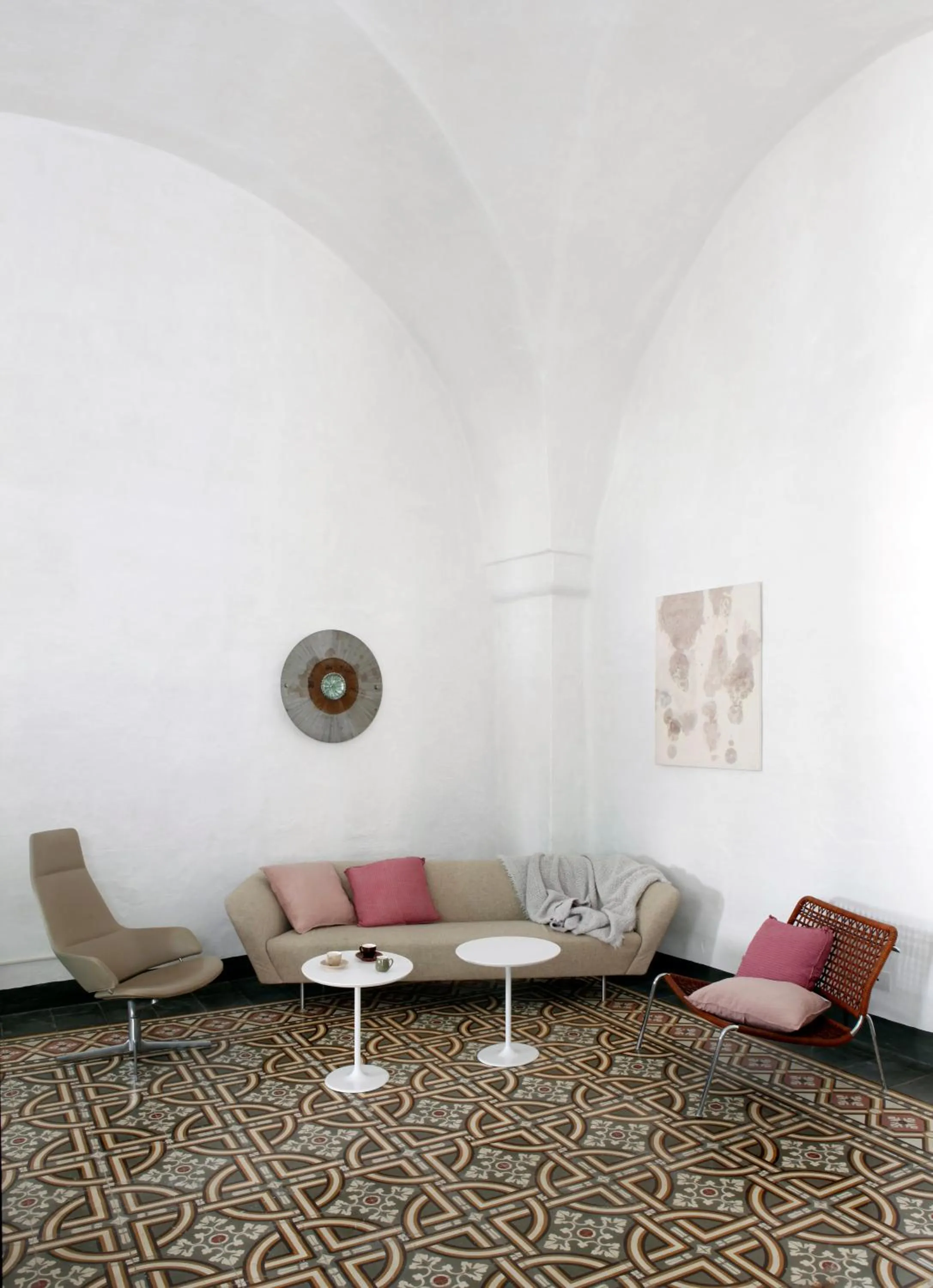 Living room in Palazzina Alchimia