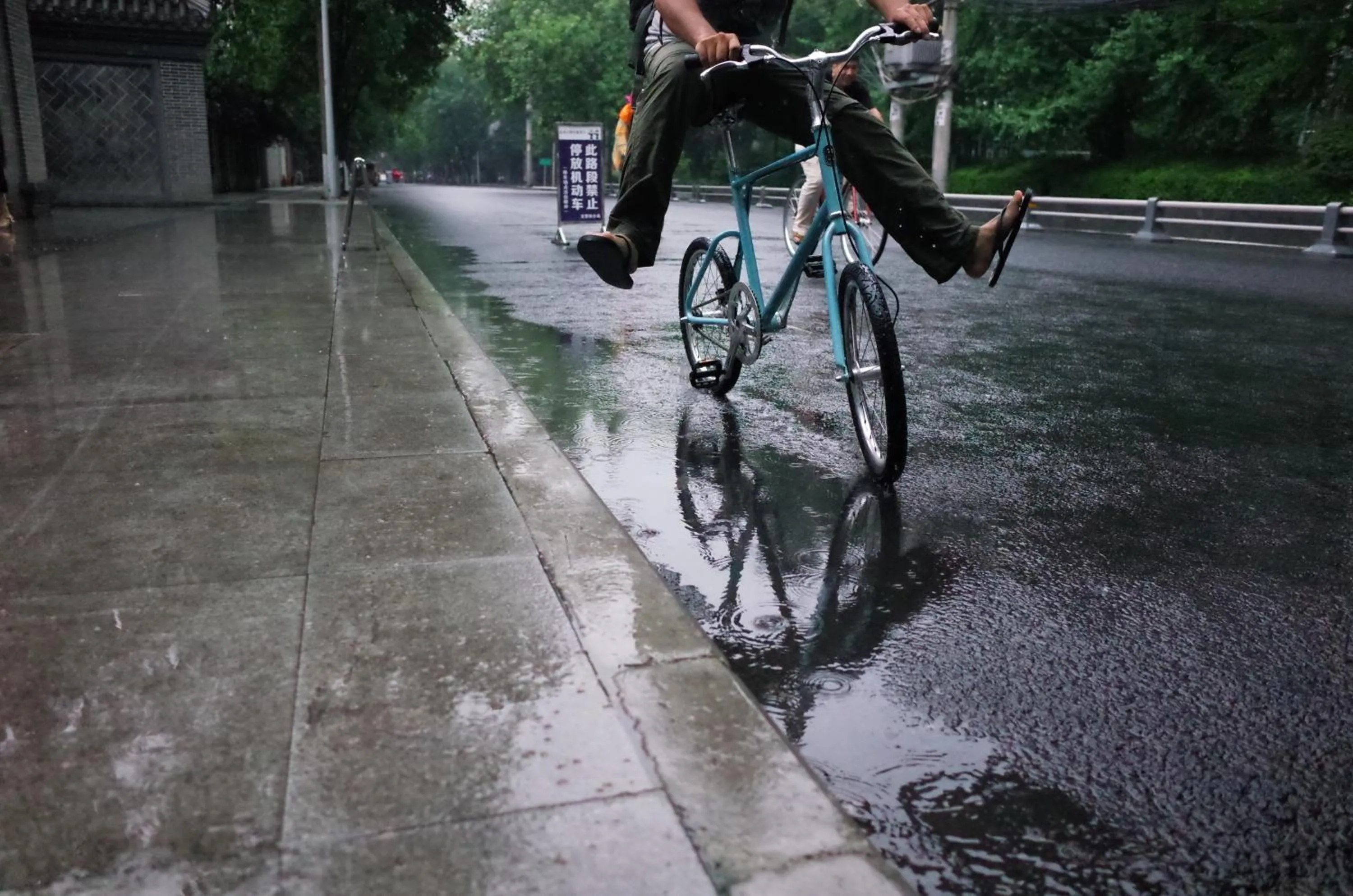 Cycling in Trip Voicer Chengdu Wide and Narrow Alley