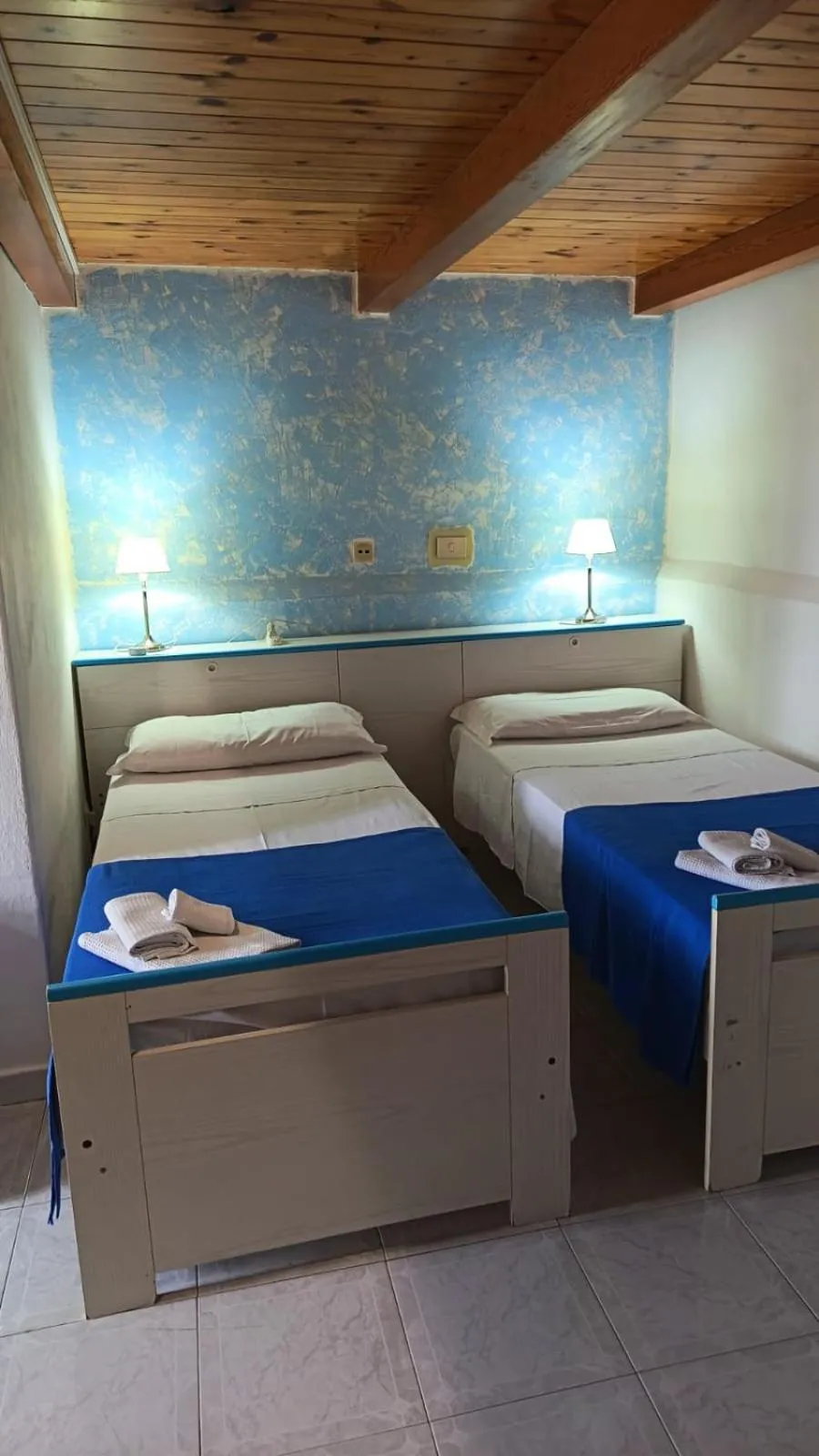 Bed in Villa Petrusa