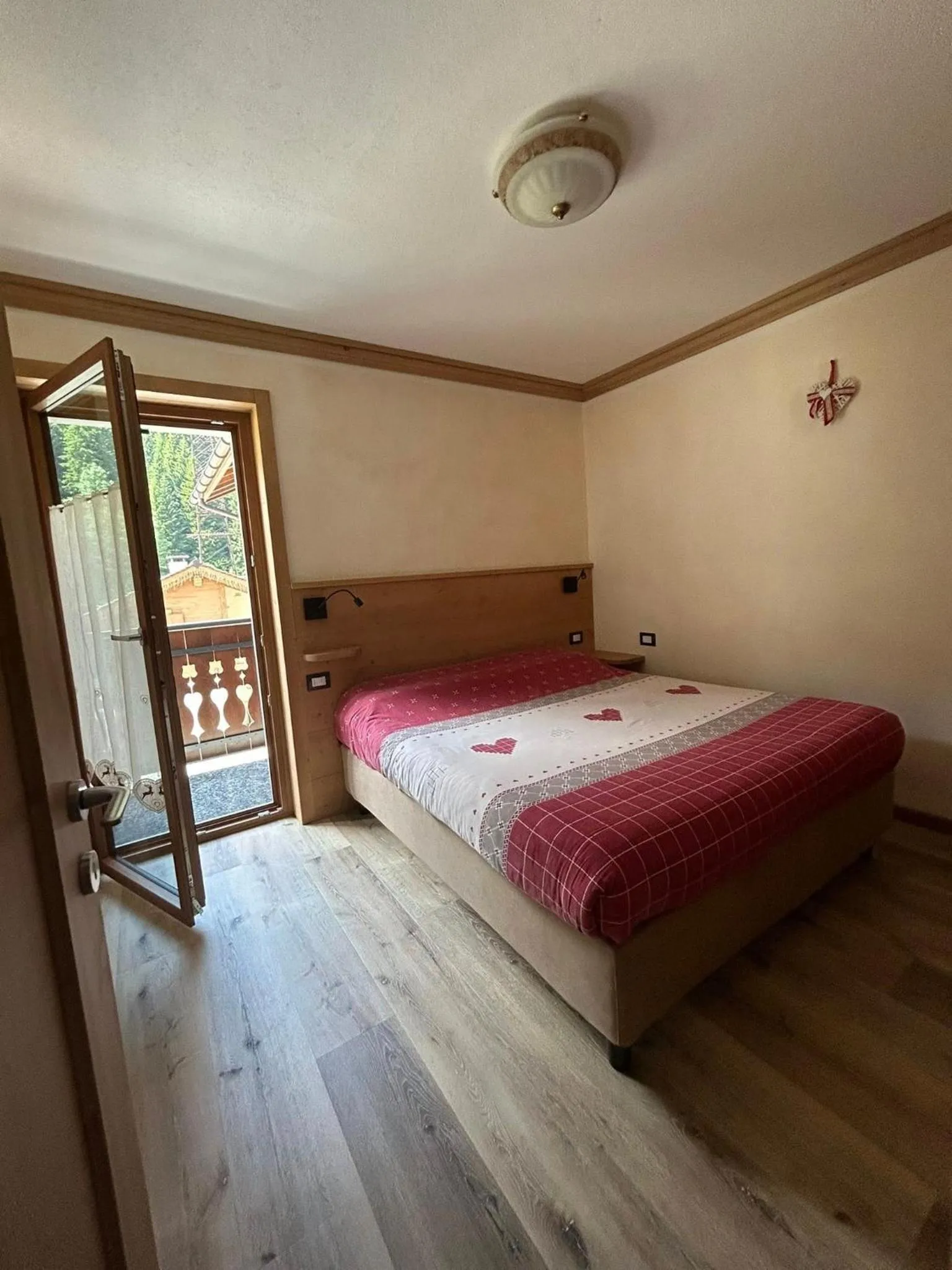 Bed in Rosengarden Alpine Residence