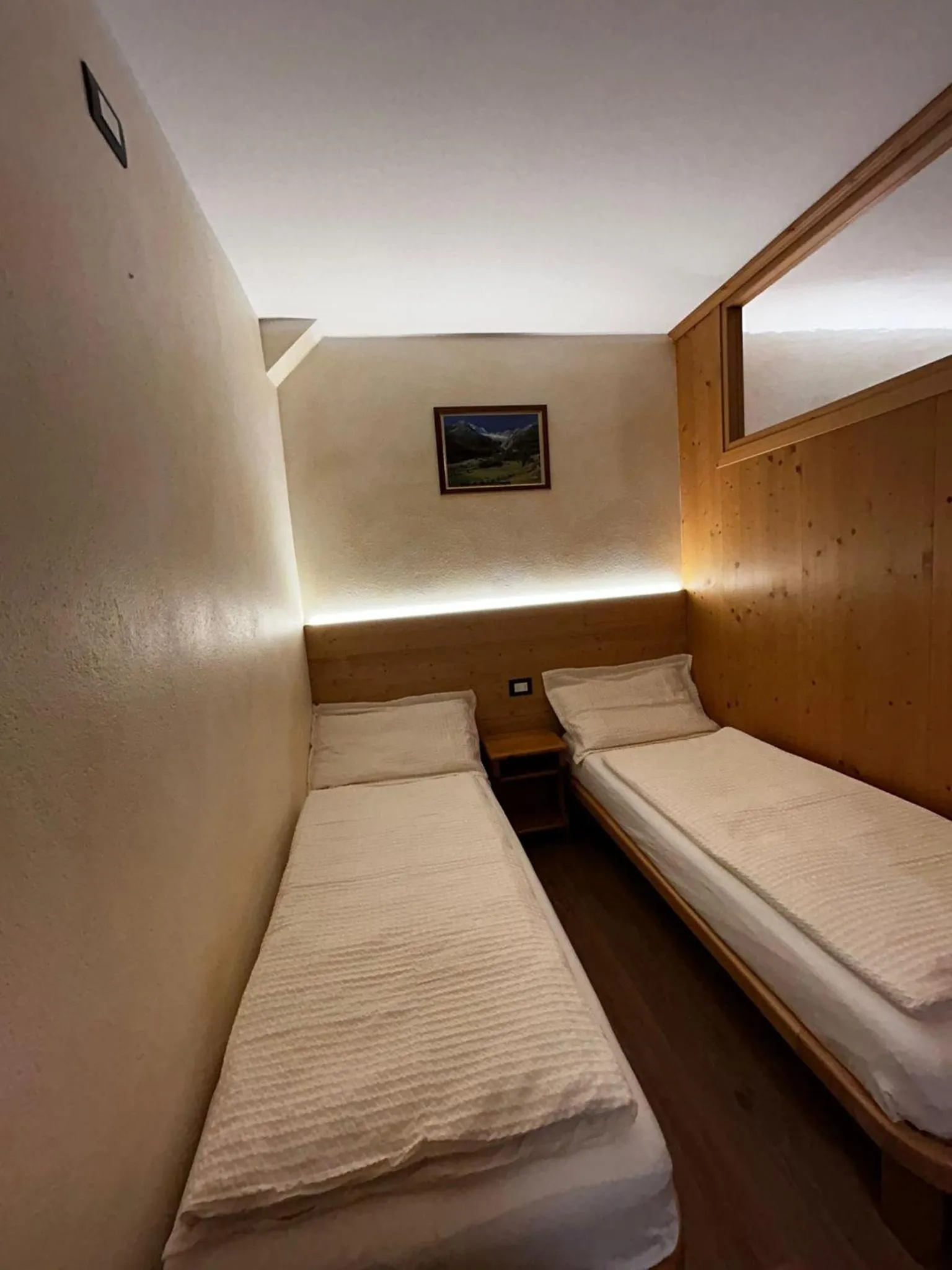 Bed in Rosengarden Alpine Residence