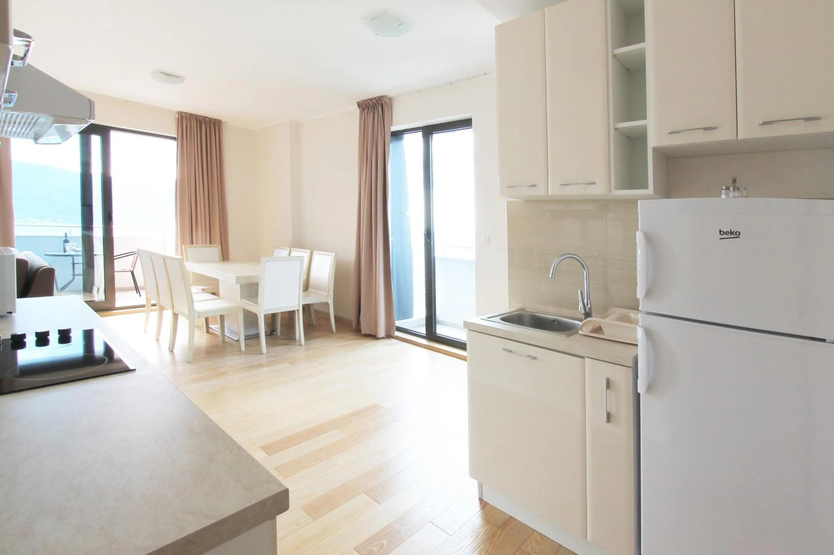 Kitchen or kitchenette in Apartments Aqua