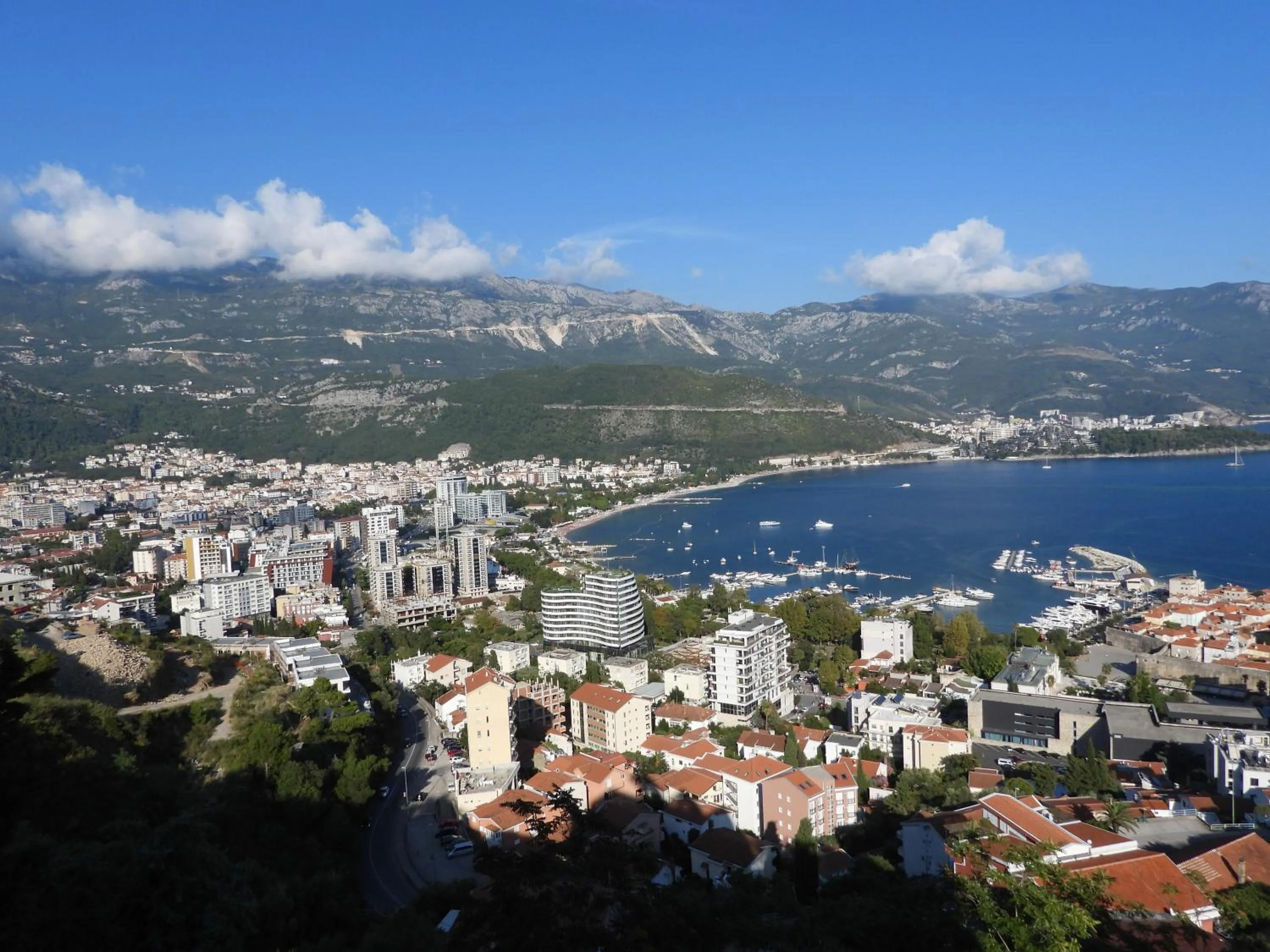 Bird's eye view in Apartments Aqua