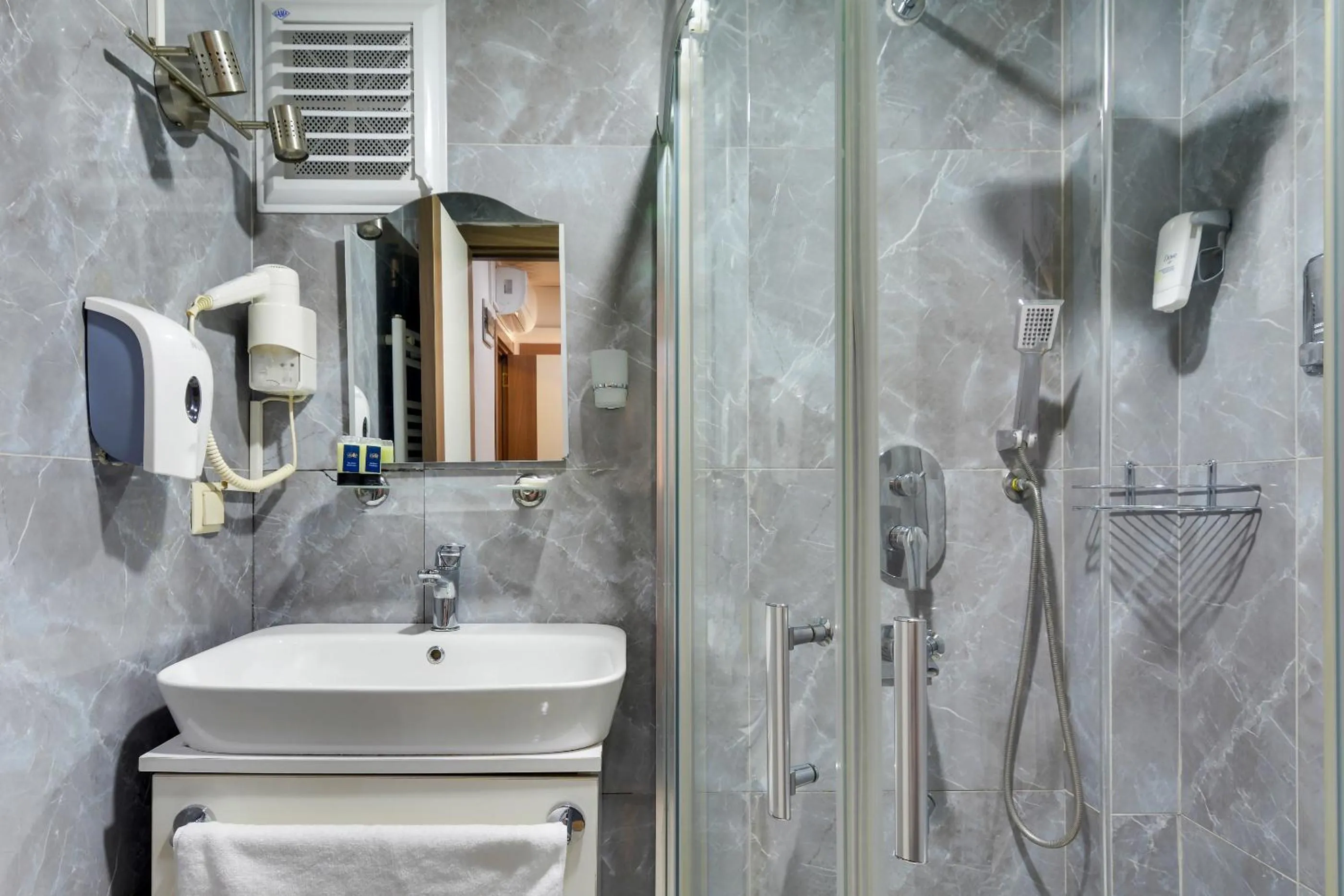 Shower in Grande Stella Hotel