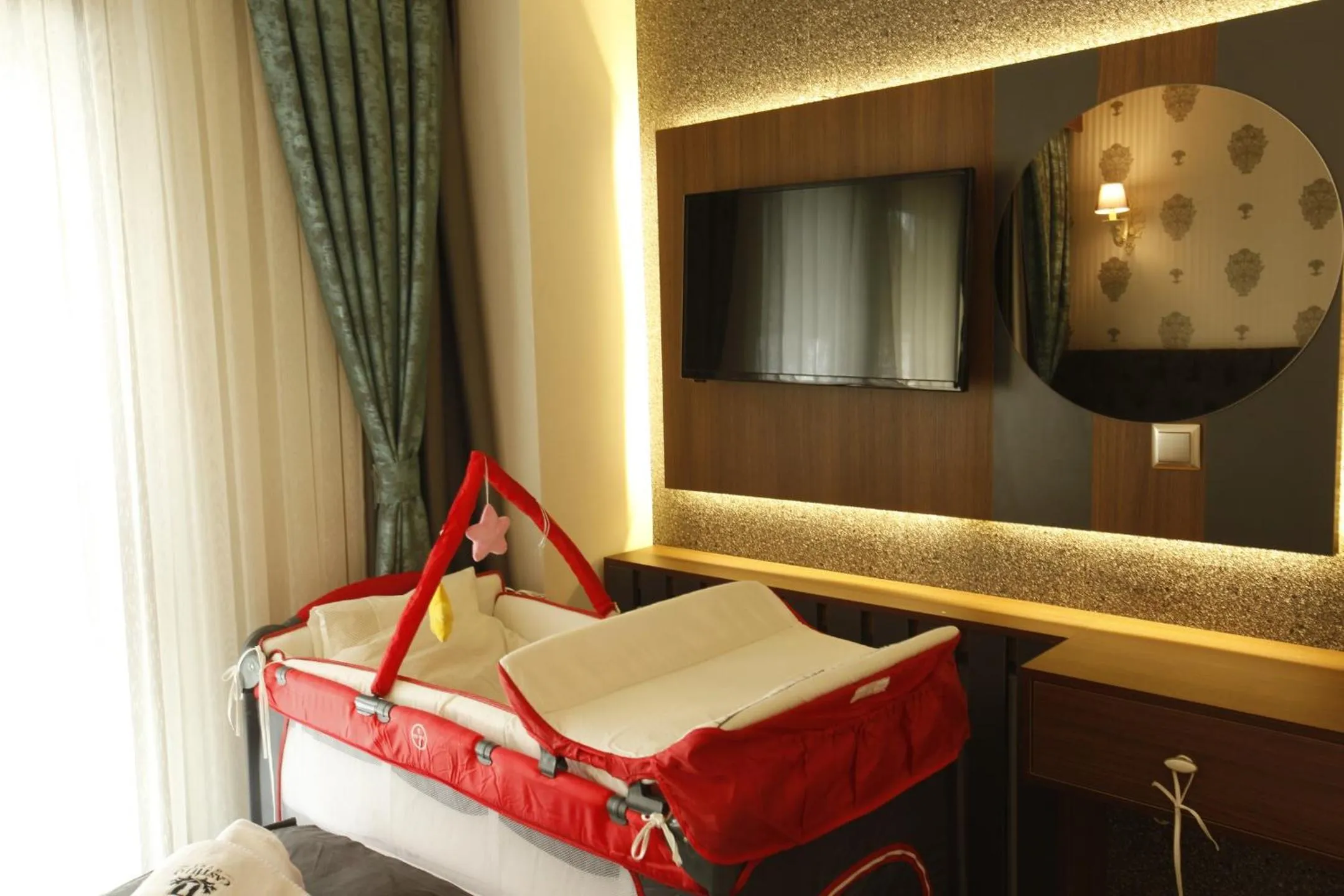 cot, Bed in Grande Stella Hotel