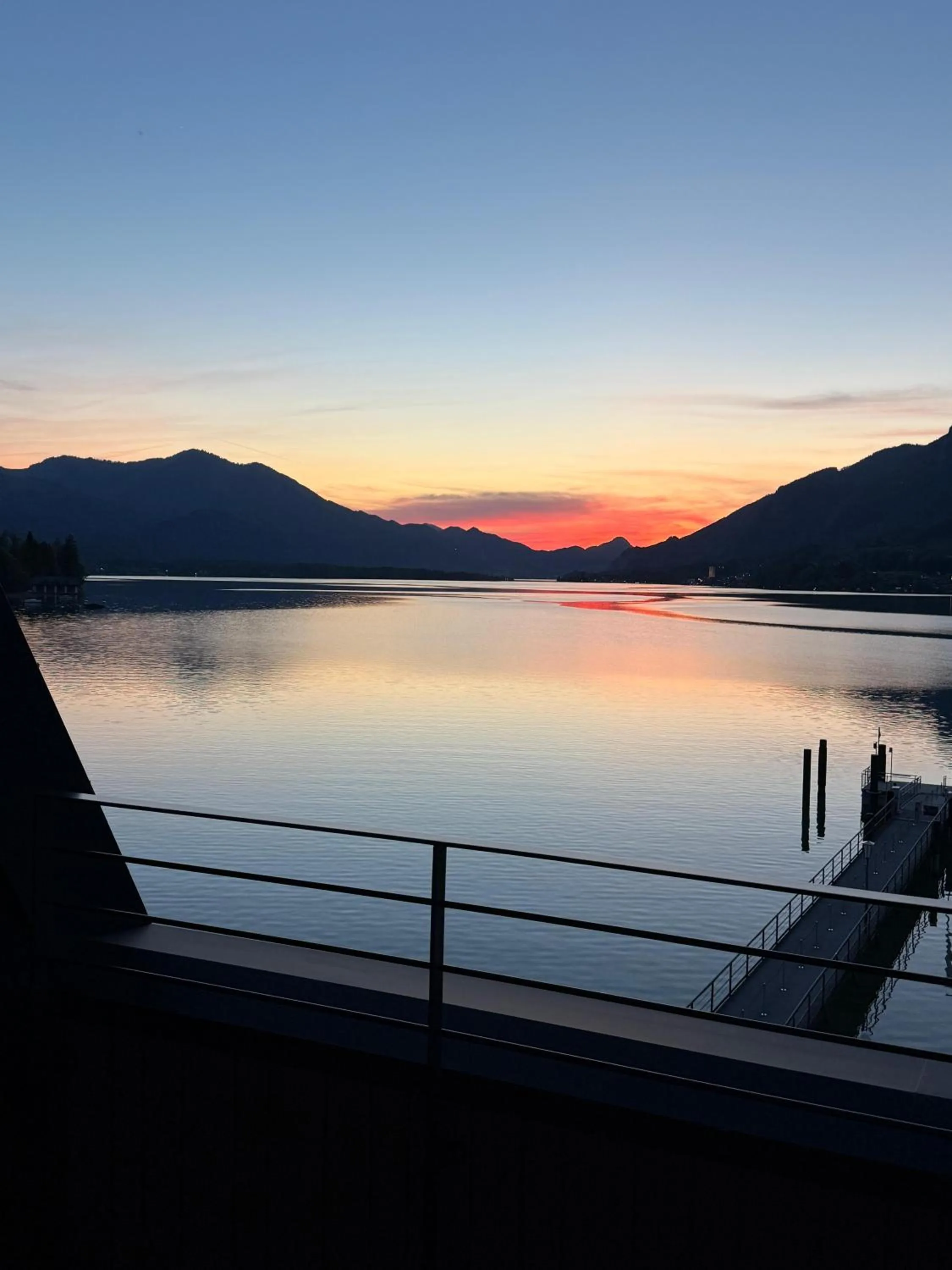 Lake view in Seehotel Lilly