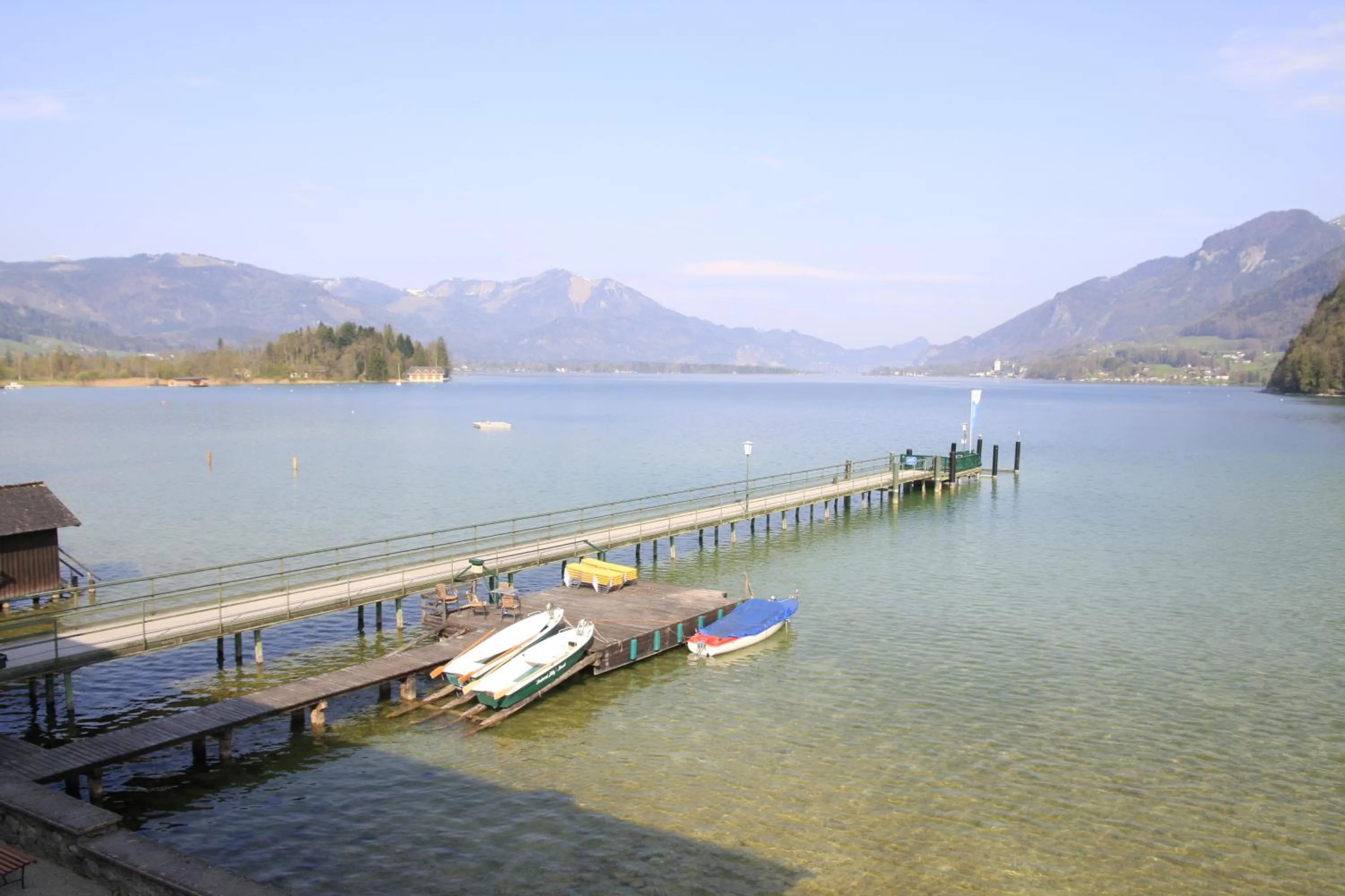 Lake view in Seehotel Lilly