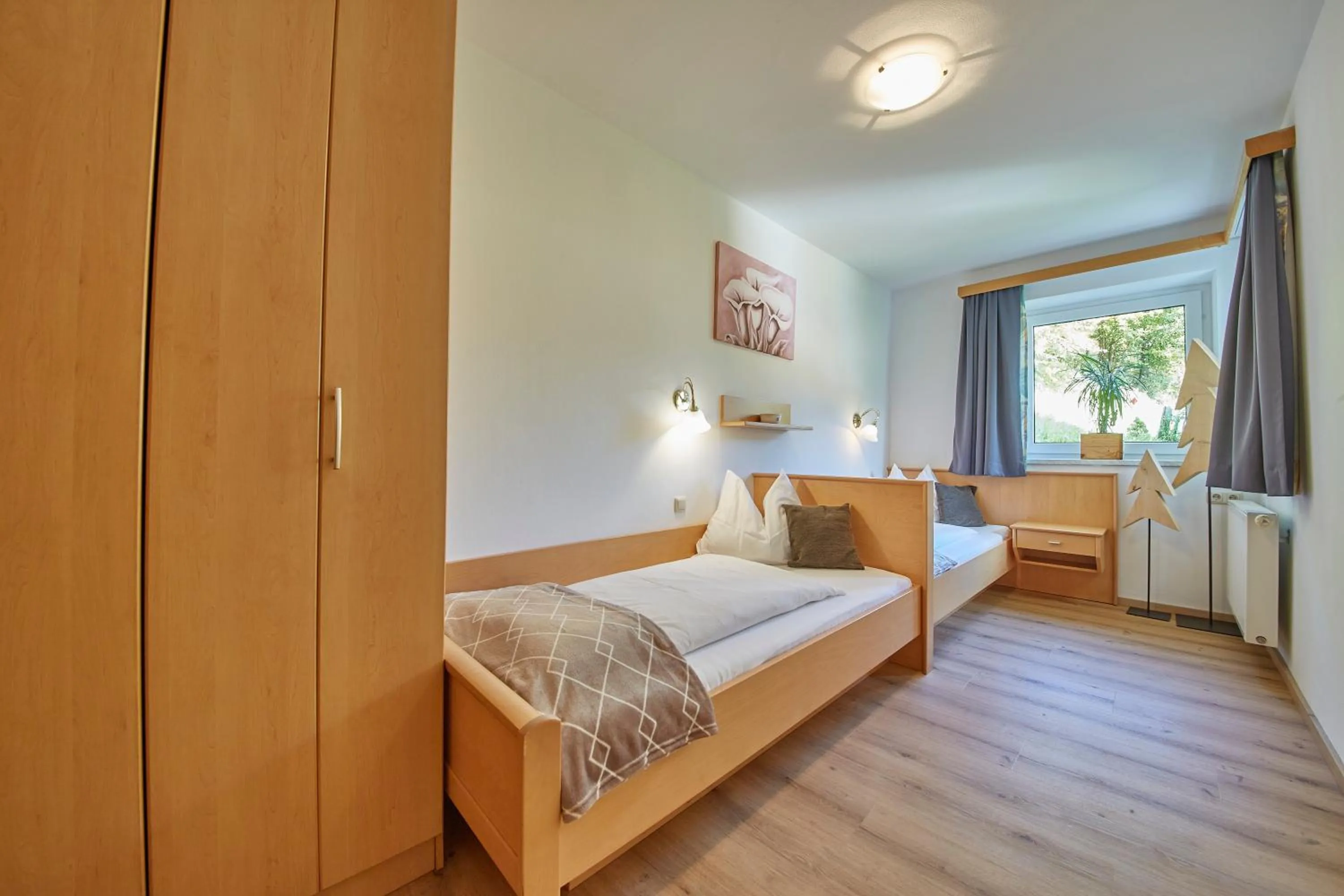 Bed in Am Zwölferkogel Appartements