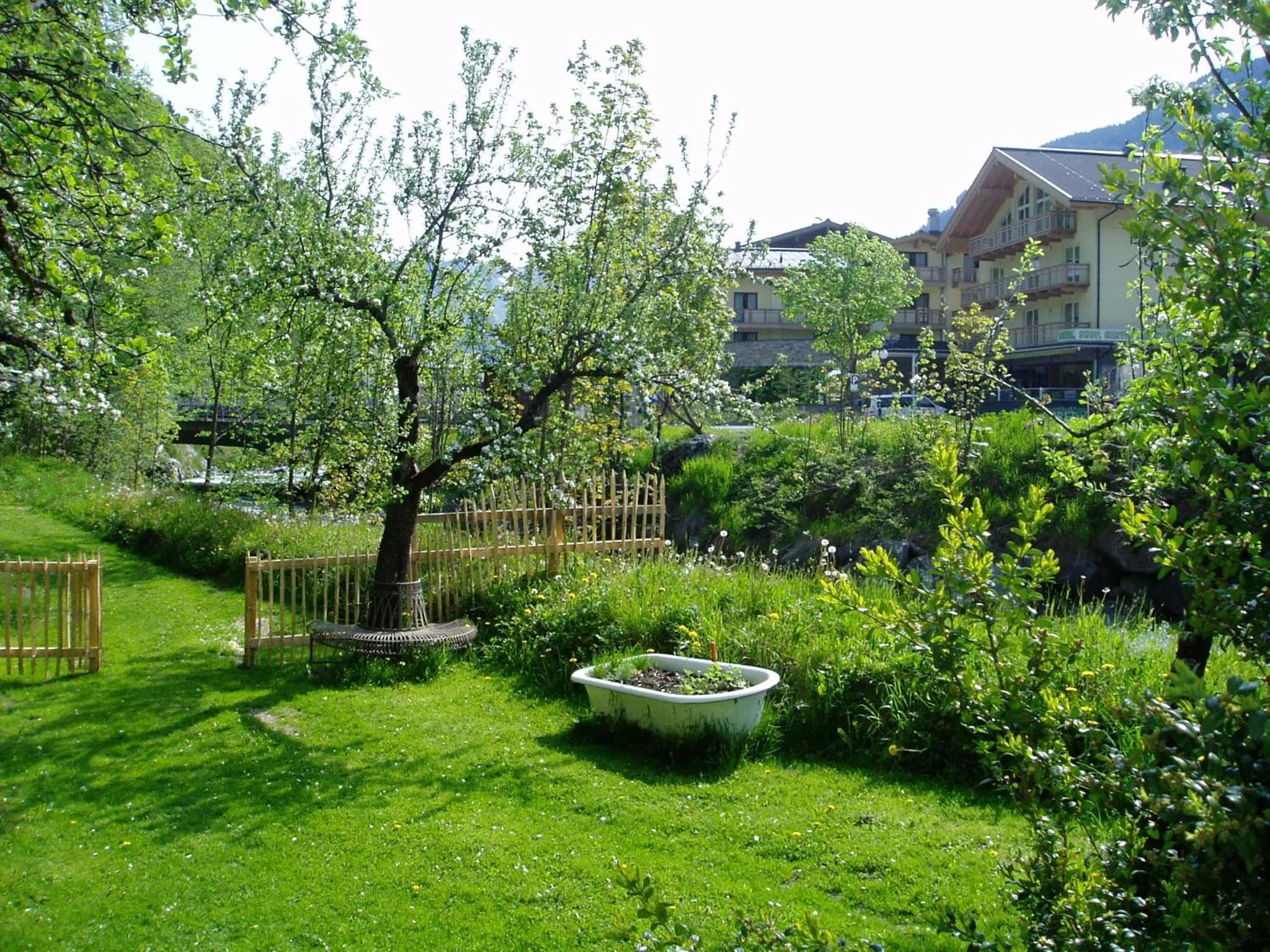 Garden in Am Zwölferkogel Appartements