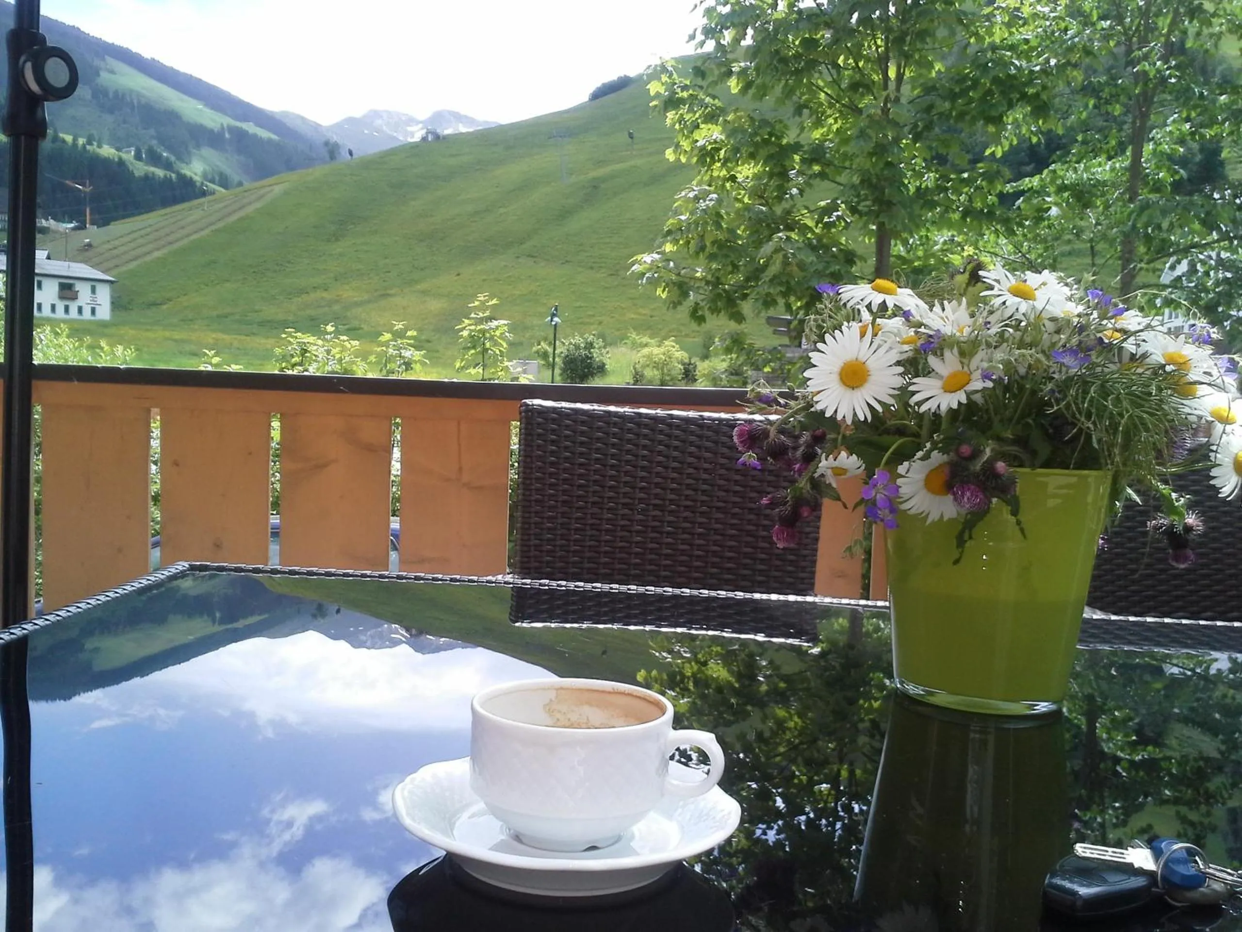 Balcony/Terrace in Am Zwölferkogel Appartements