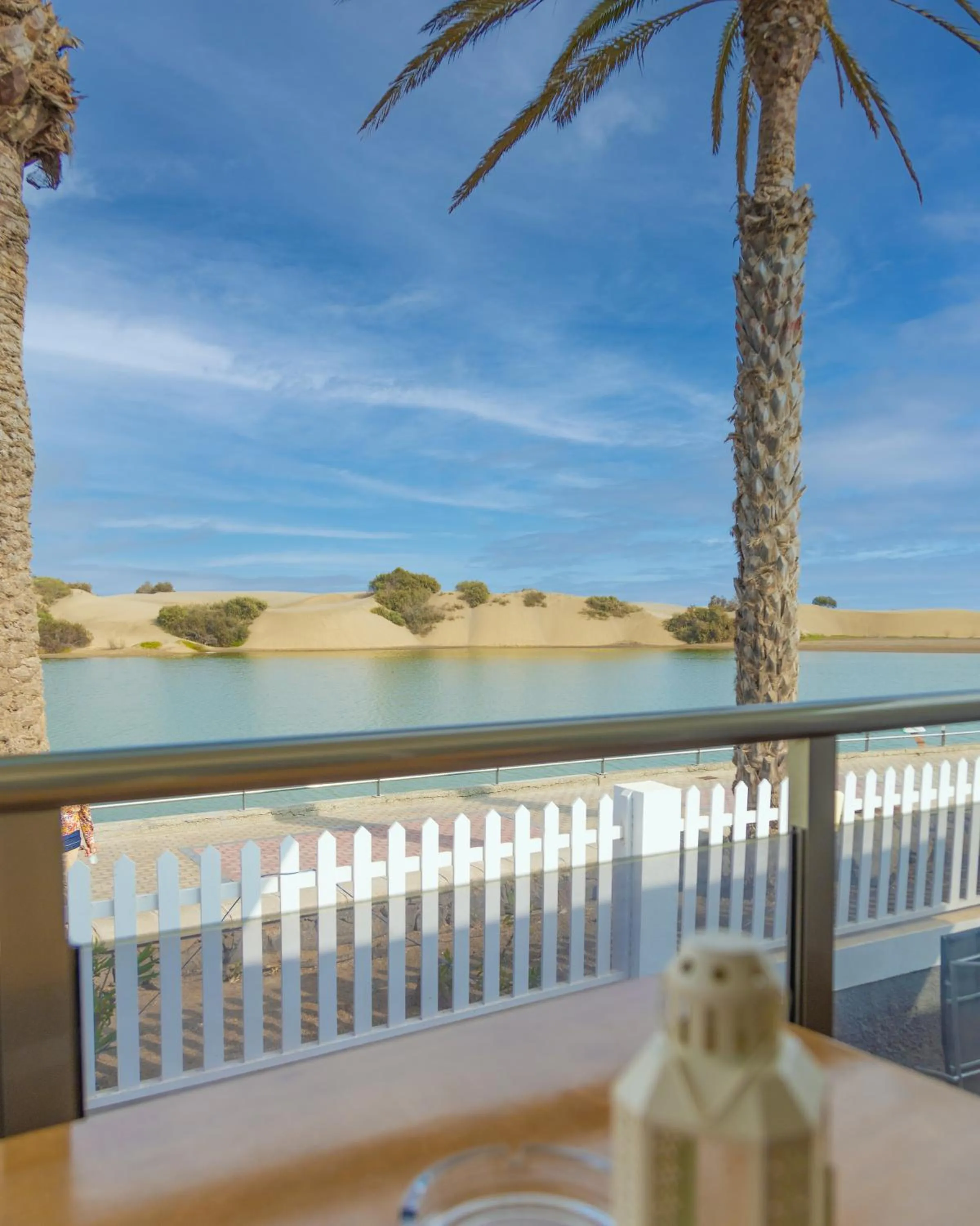 Balcony/Terrace in Apartamentos Maspalomas Oasis