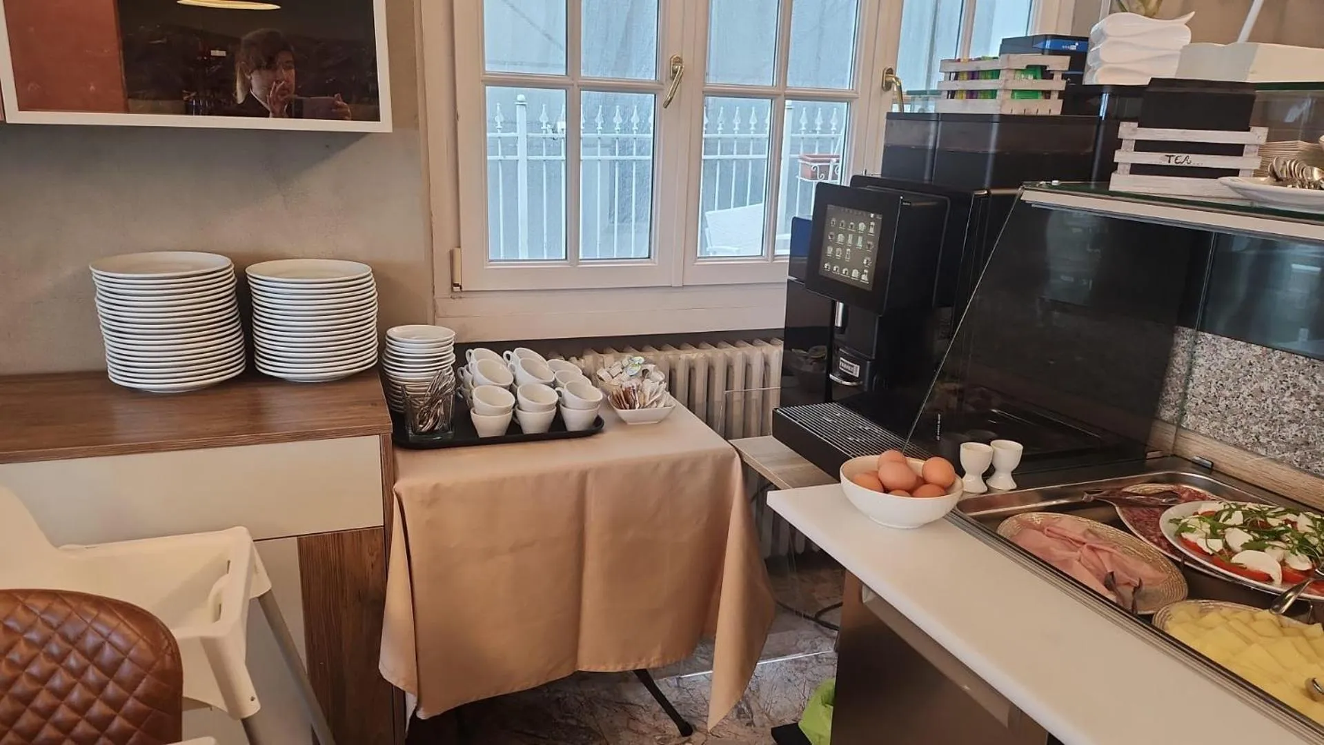 Buffet breakfast in Hotel Conca D'Oro ***S