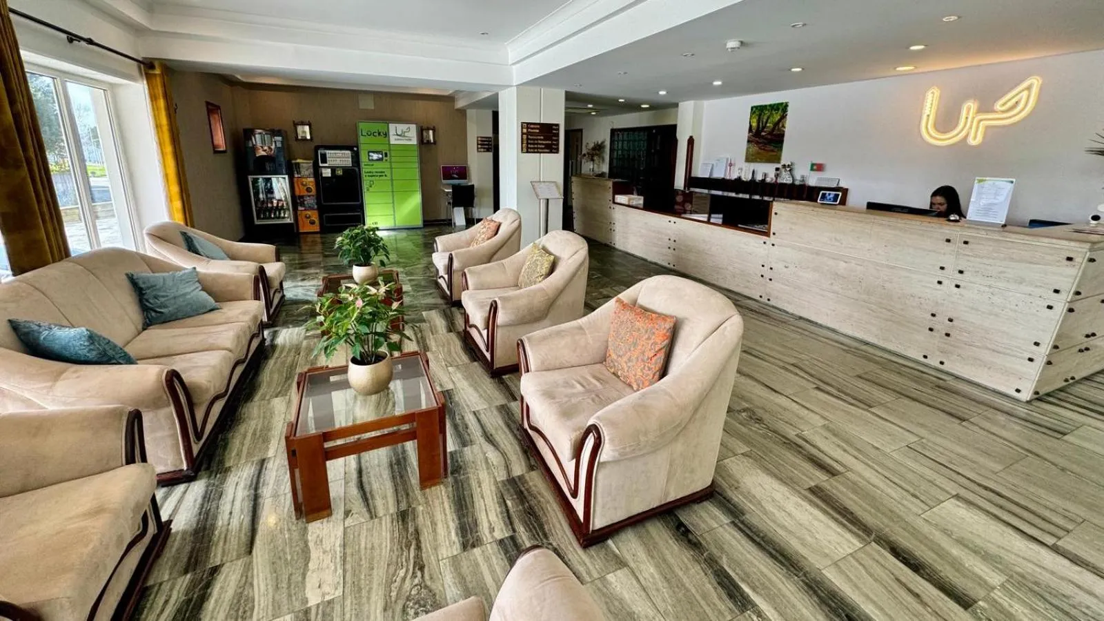 Lobby or reception in Up Pateira Hotel