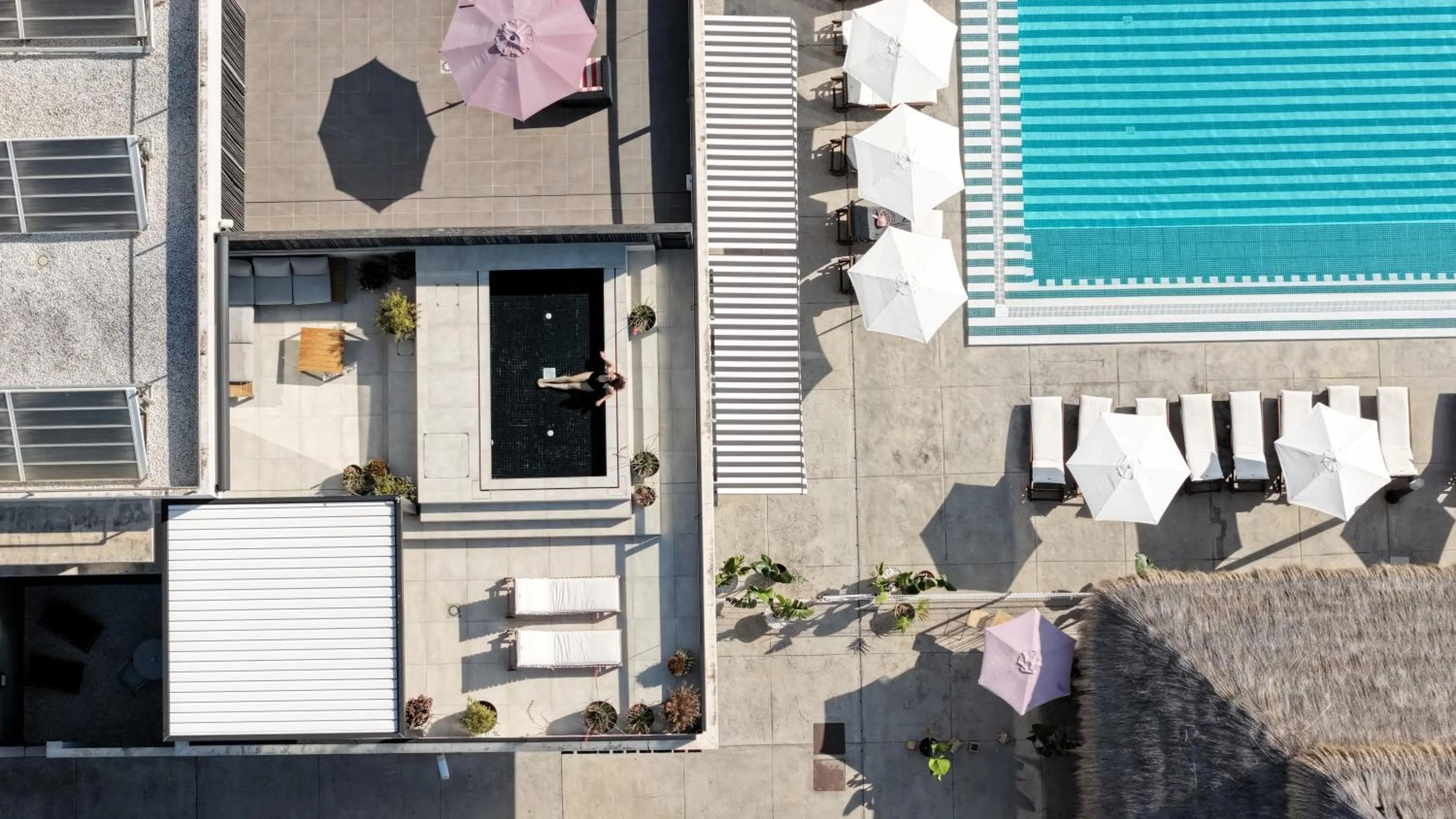 Bird's eye view in Hotel Barú