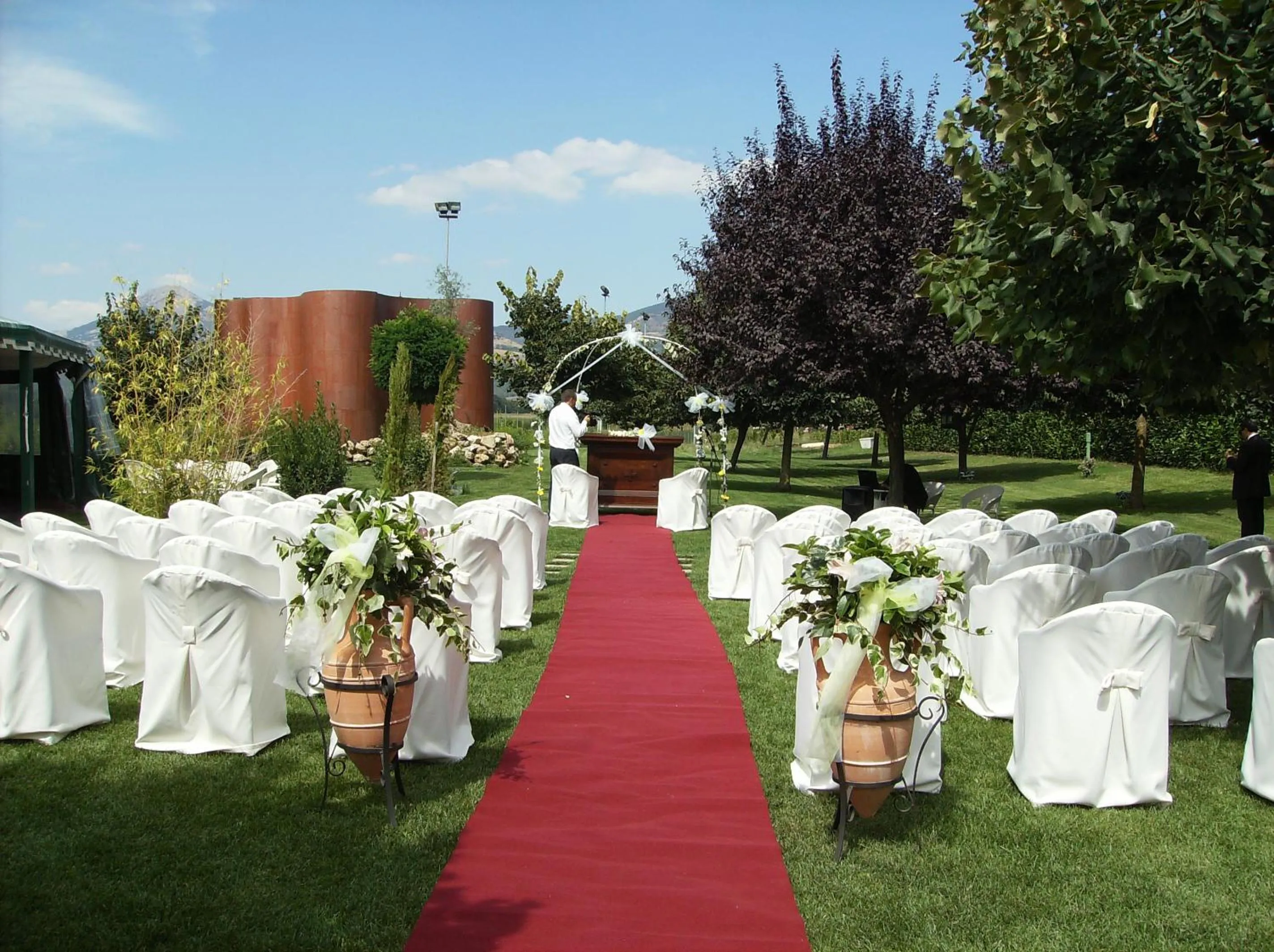 Garden view in Hotel Park Grumentum