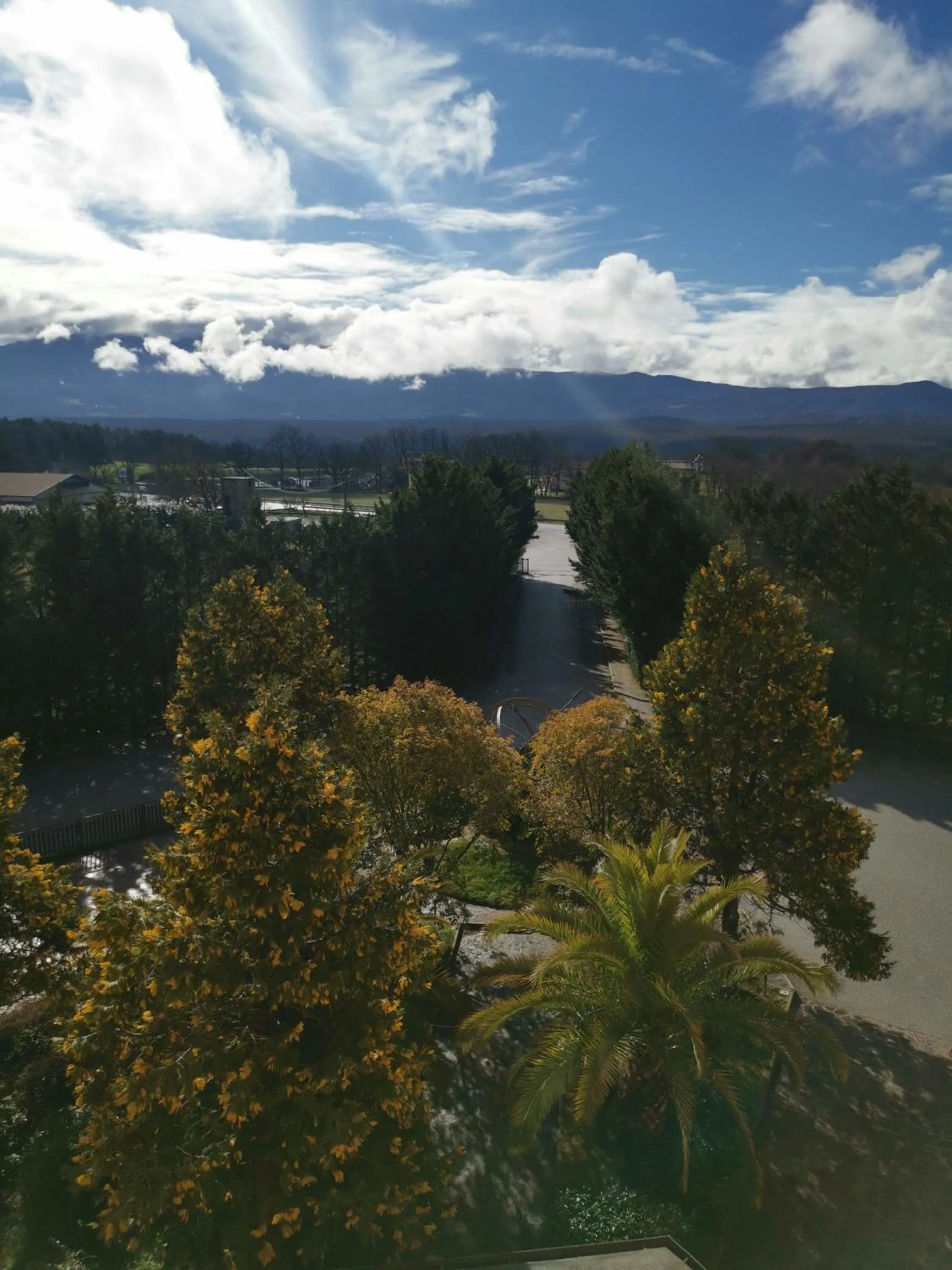 Garden view in Hotel Park Grumentum