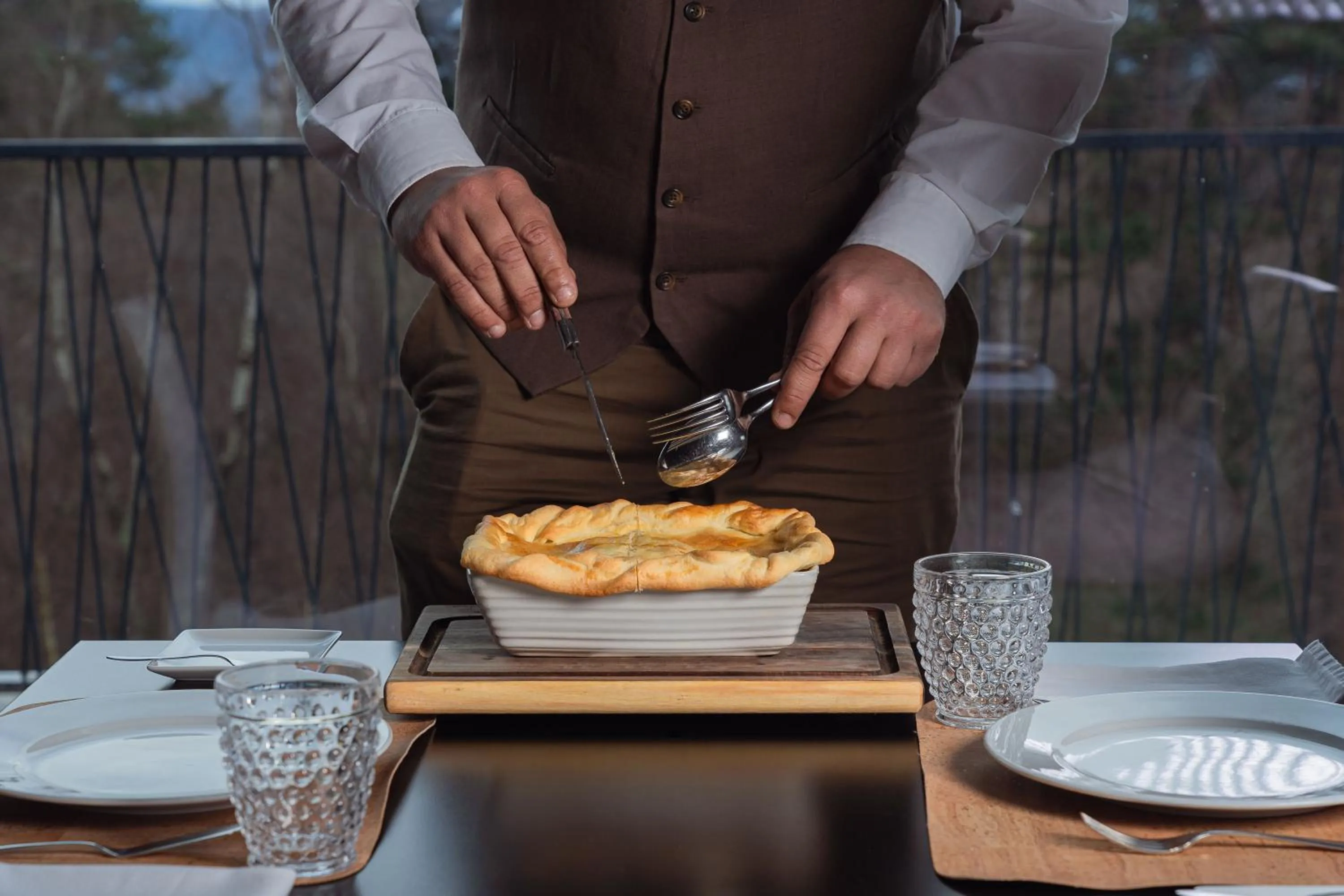 Food and drinks in Pena Park Hotel