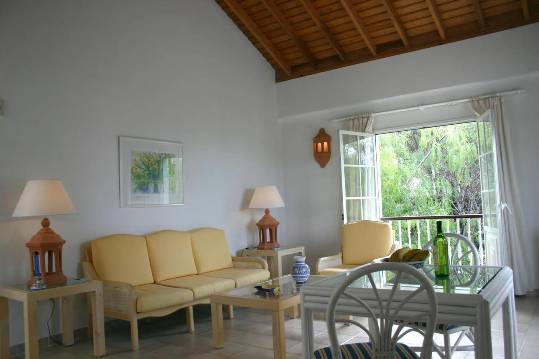 Living room in La Villa