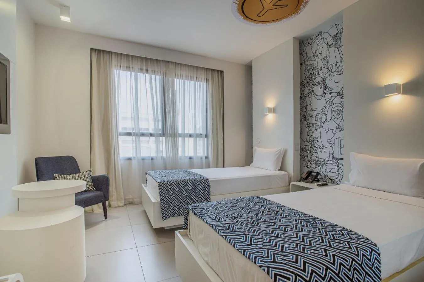 Bedroom, Bed in Nacional Inn Palmas