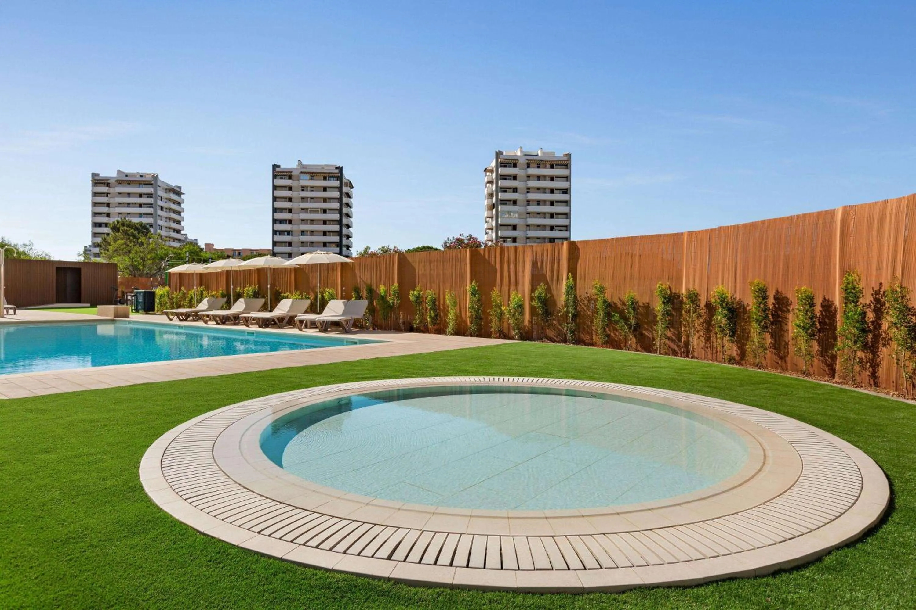 Pool view in Wyndham Residences Alvor Beach