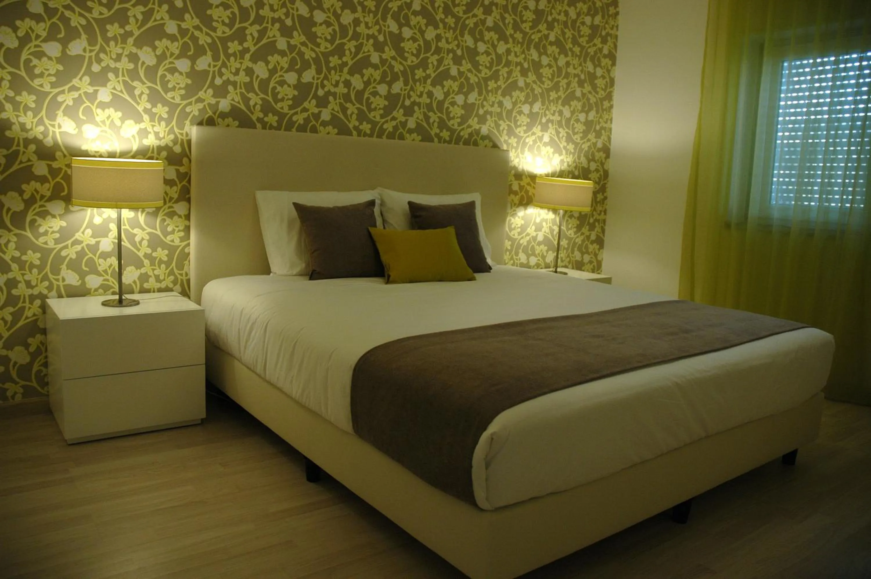 Bed in Hotel Dom Lourenco