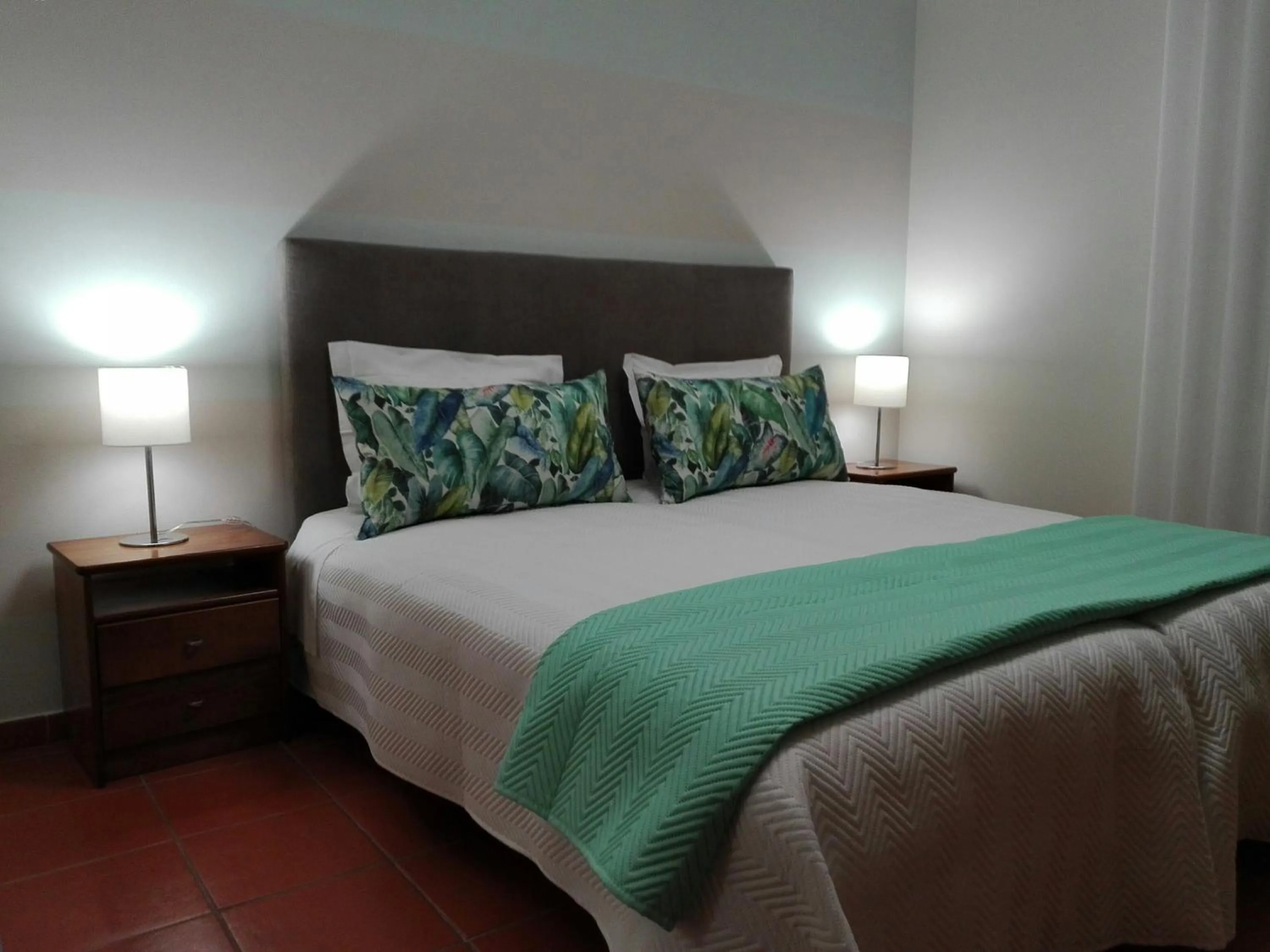 Bed in Hotel Dom Lourenco