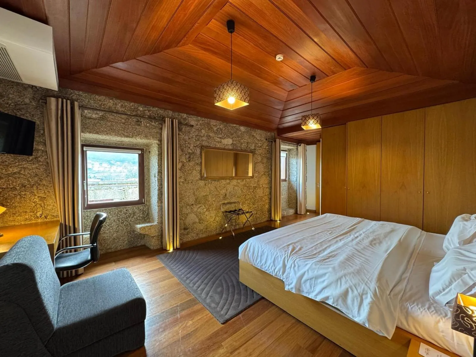 Bed in Hotel Rural Alves - BRAGA - Casa Alves de Torneiros