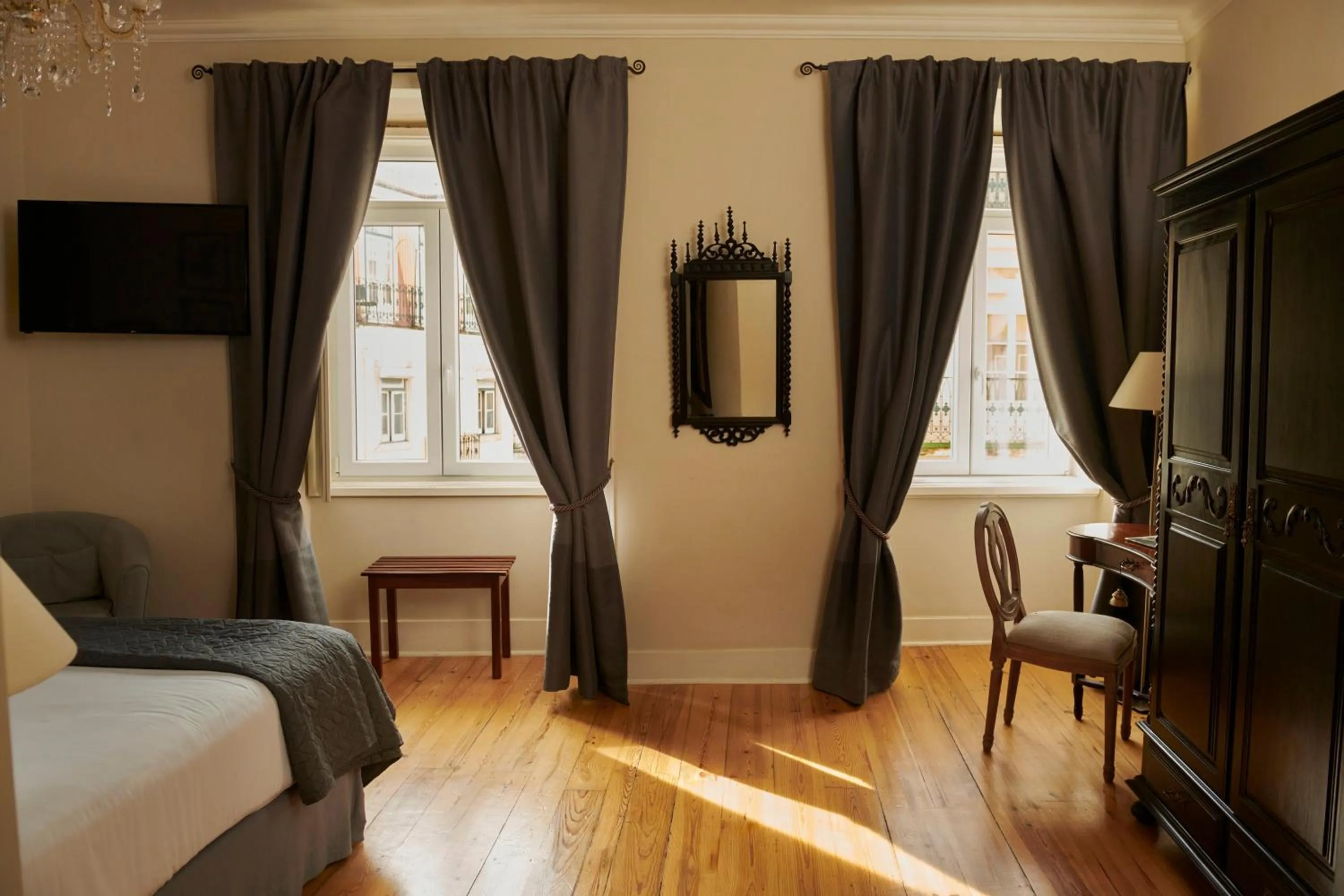 Bedroom, Bed in Hotel Alegria