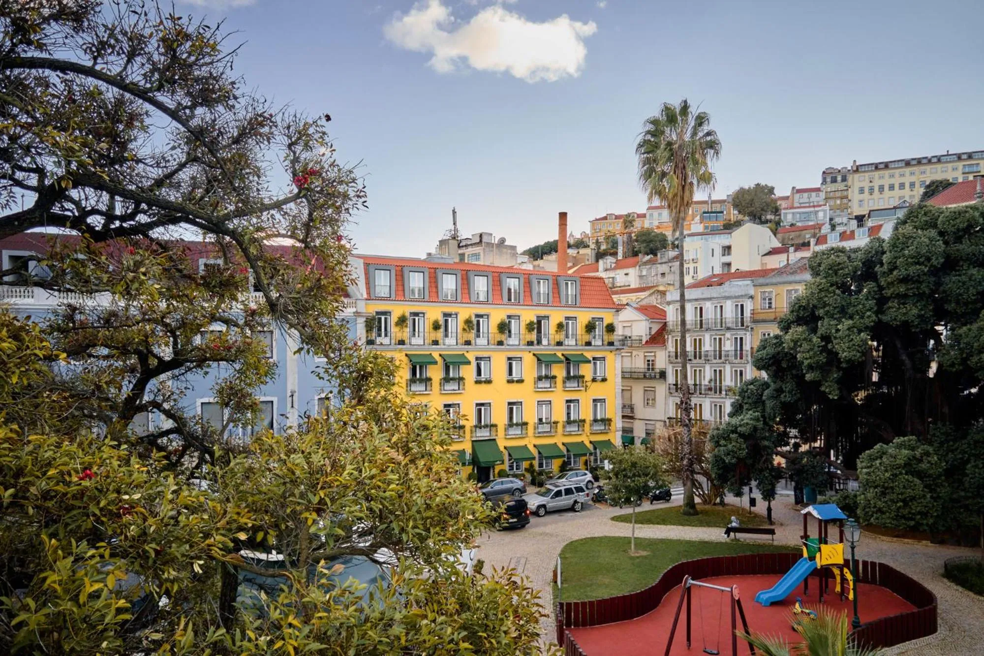 Property building in Hotel Alegria