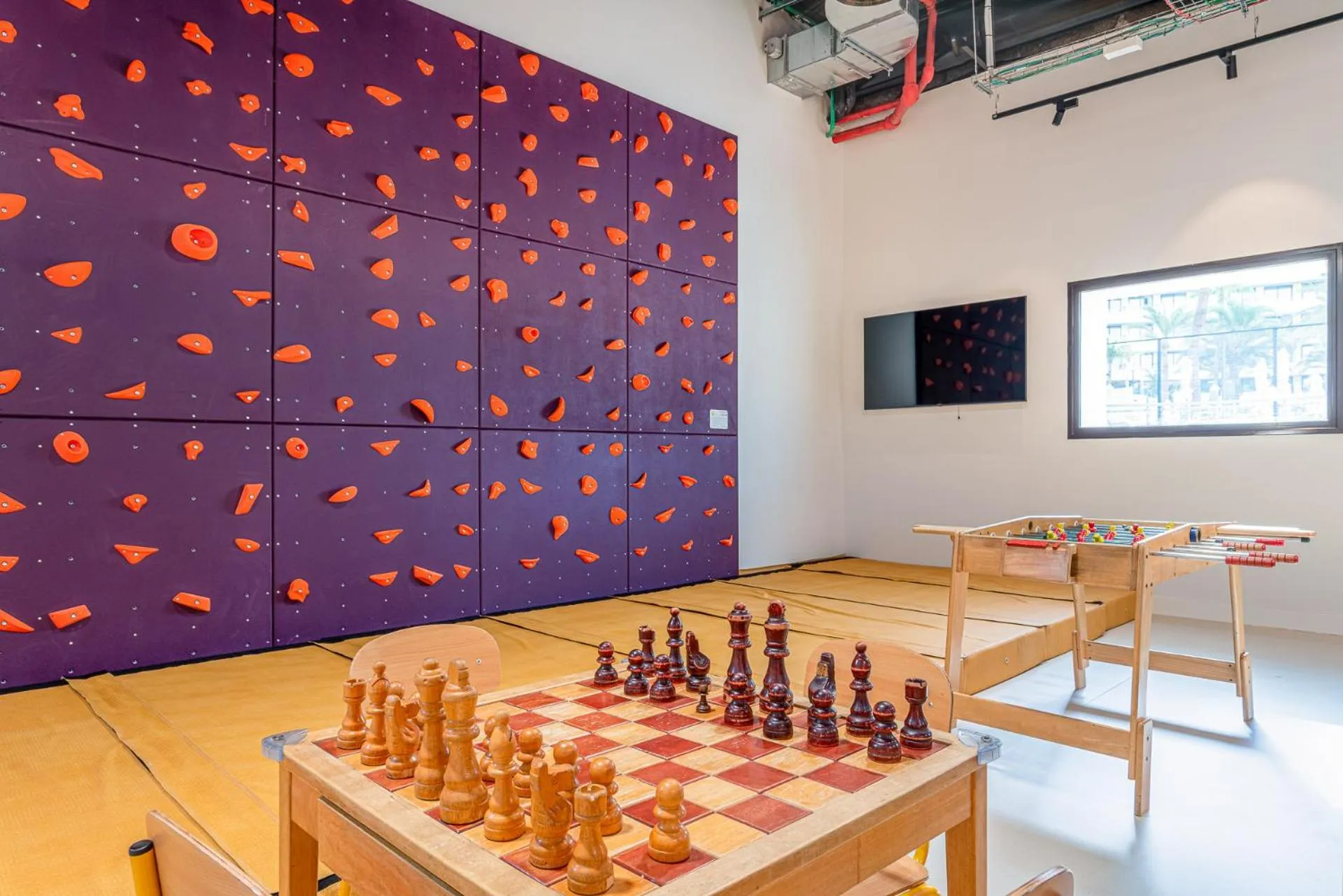 Game Room in Mediterranean Palace