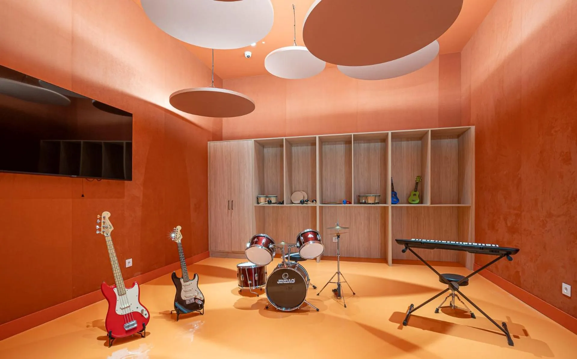 Game Room in Mediterranean Palace