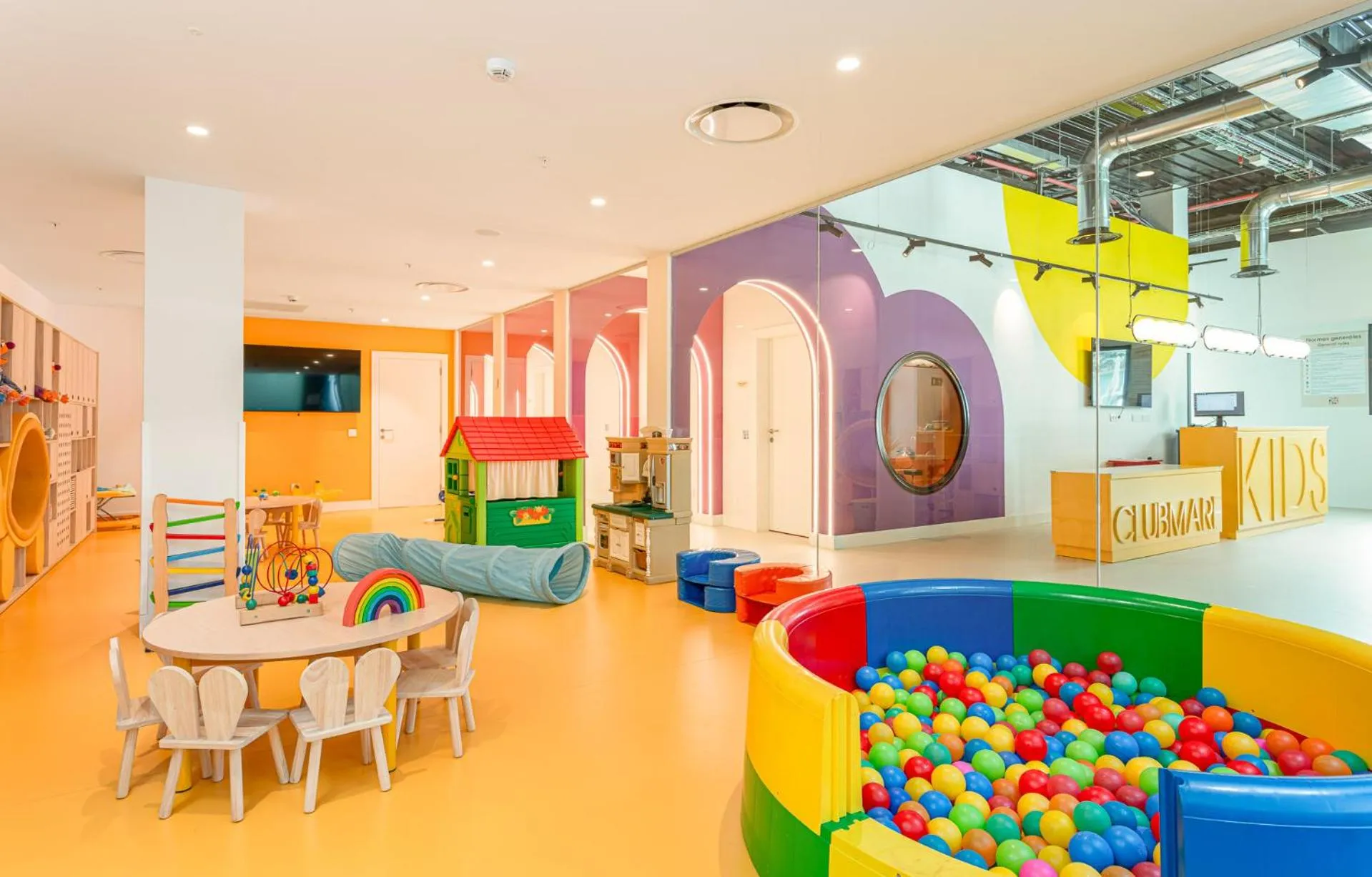 Game Room in Mediterranean Palace