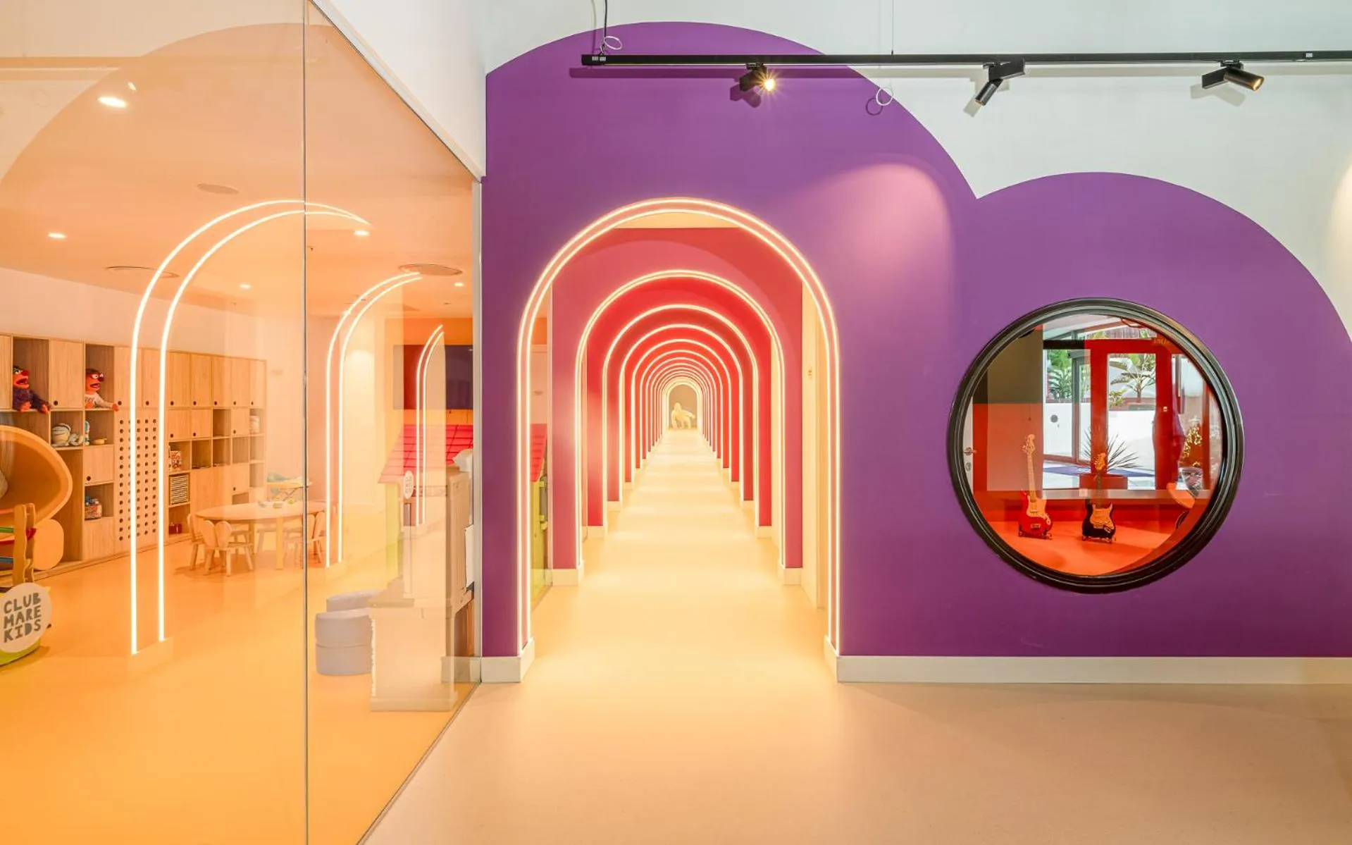 Game Room in Mediterranean Palace