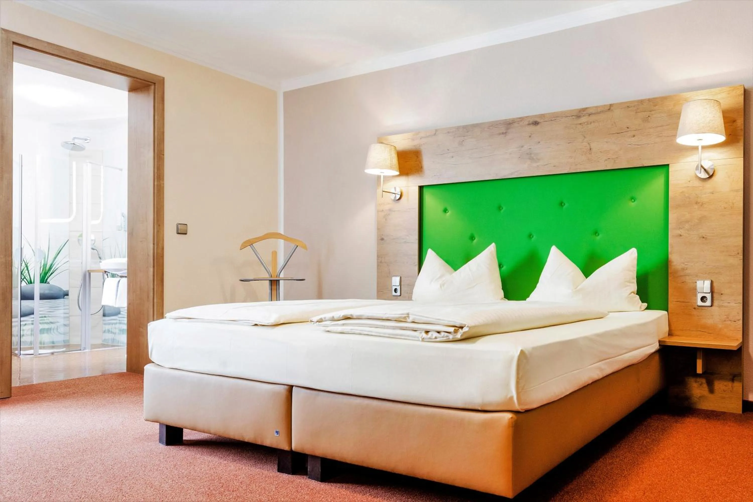 Bedroom, Bed in Günzburg City